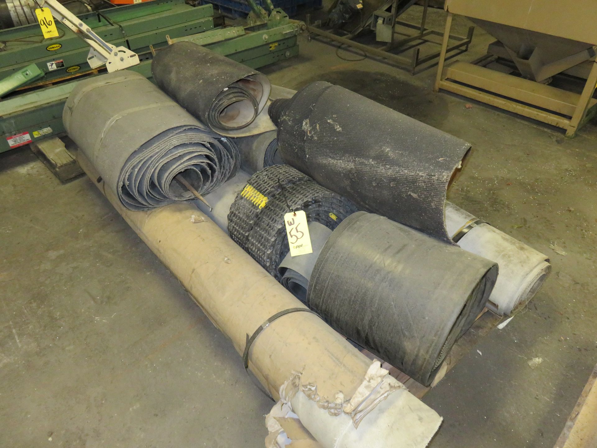 LOT: Assorted Conveyor Belting, Misc. Sizes on (4) Pallets (Euclid, OH) - Image 2 of 2