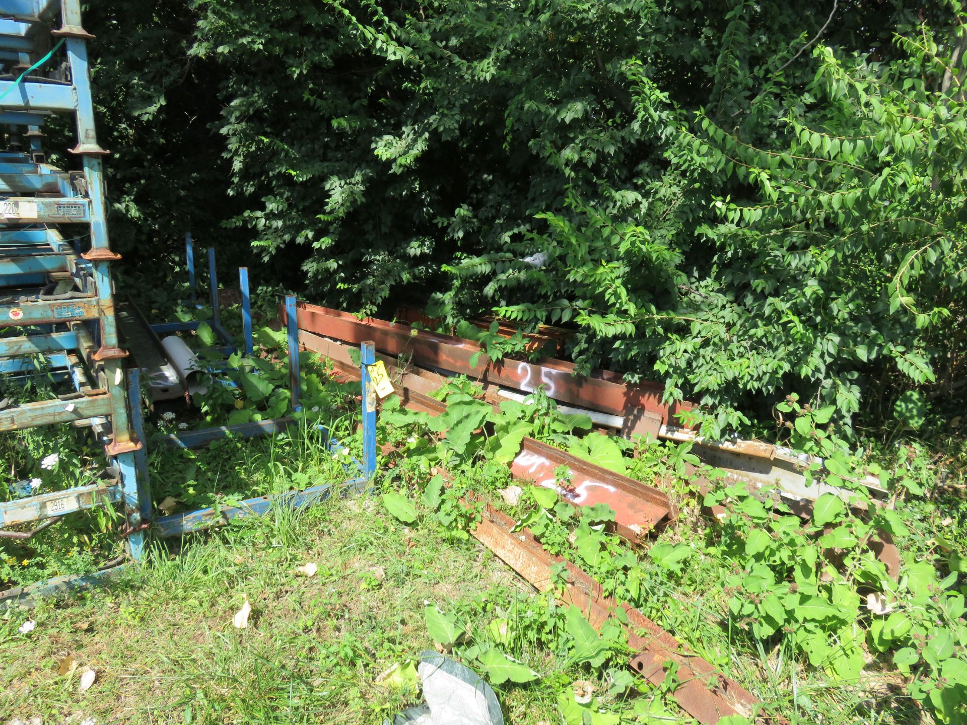 LOT: Assorted Steel Beams, Channel, Platform (Euclid, OH)