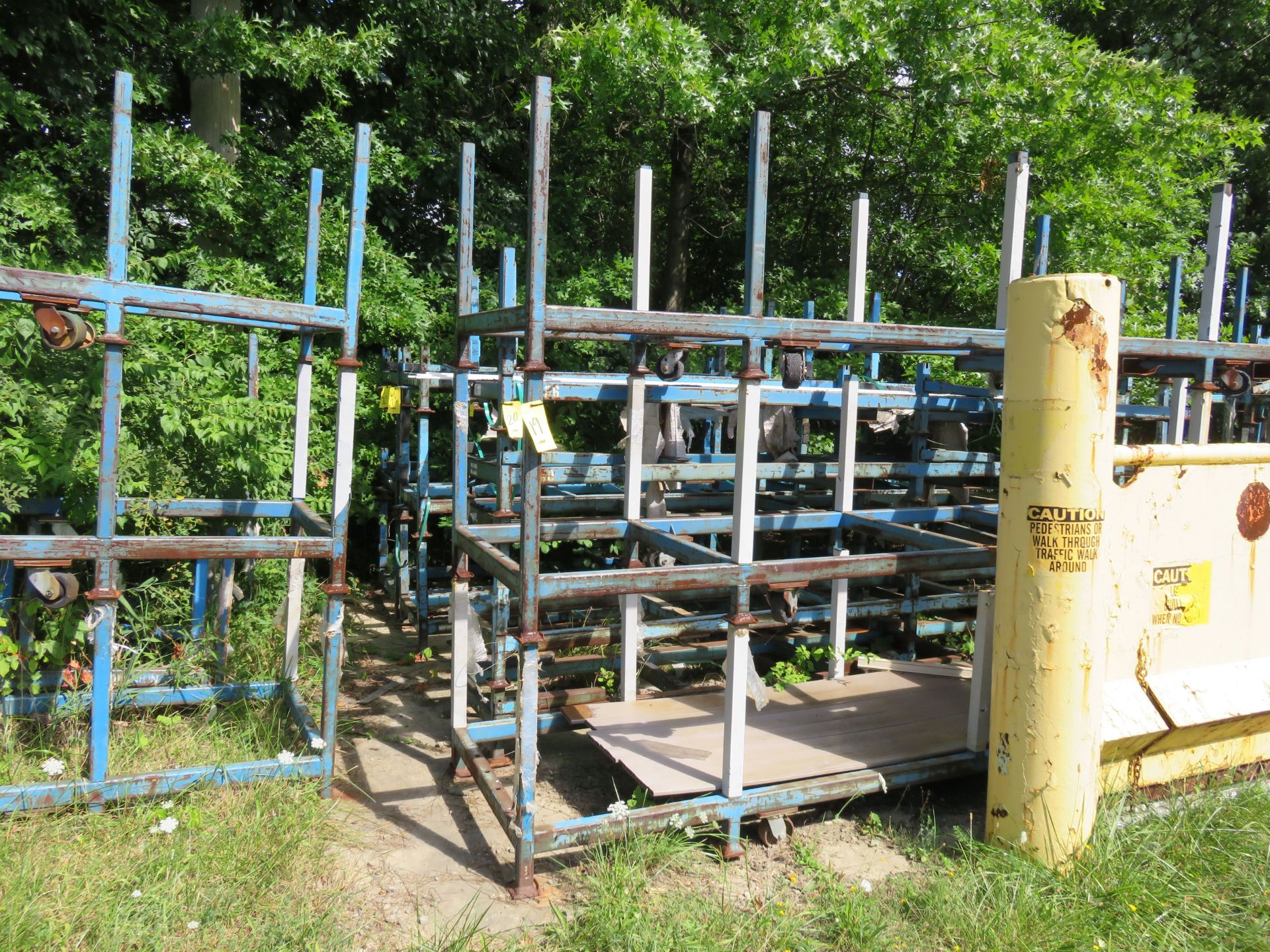 LOT: (6) 15 ft. x 28 in. Stackable Extrusion Racks�, (Euclid, OH)