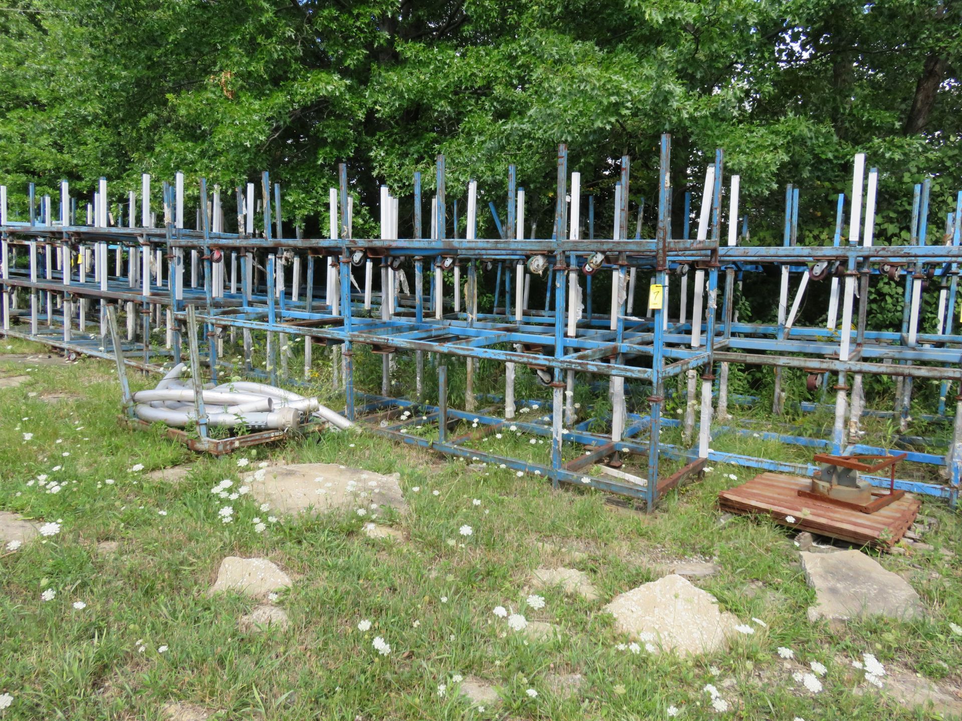 LOT: (3) 20 ft. x 40 in. Stackable Extrusion Racks�, (Euclid, OH)