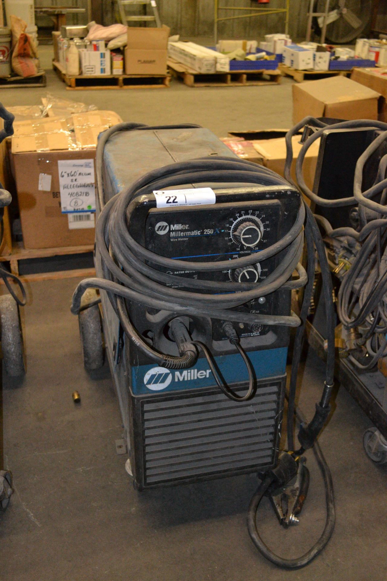 Millermatic 250 CV/DC welder  SN: KK113601