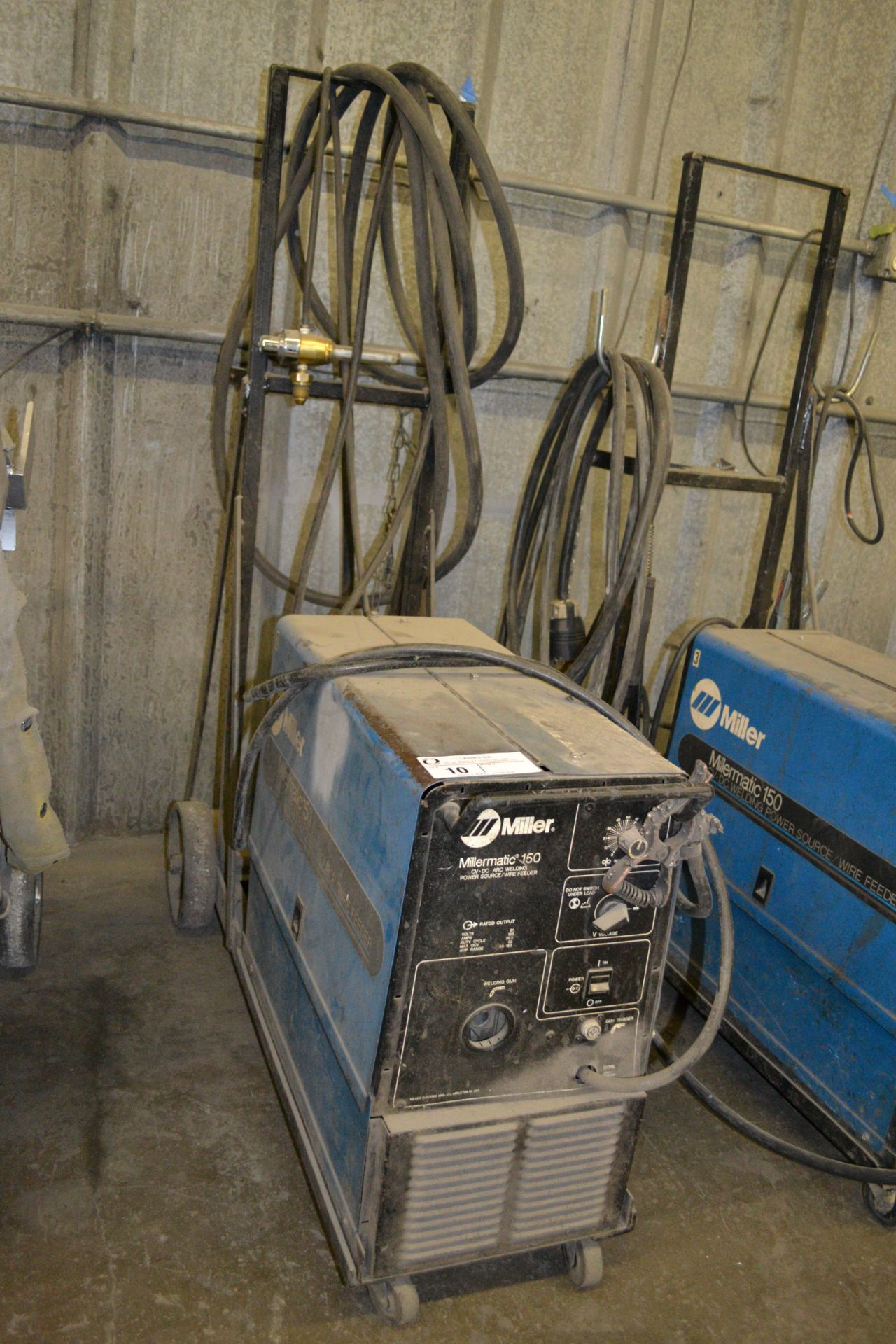 Millermatic 150 CV/DC welder with wire feed  SN: KE678127