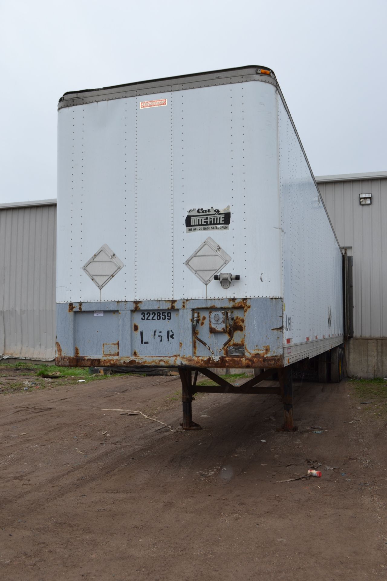 1988 Fruehauf 48' enclosed cargo trailer, Serial #  2V04823JV032604 , no title