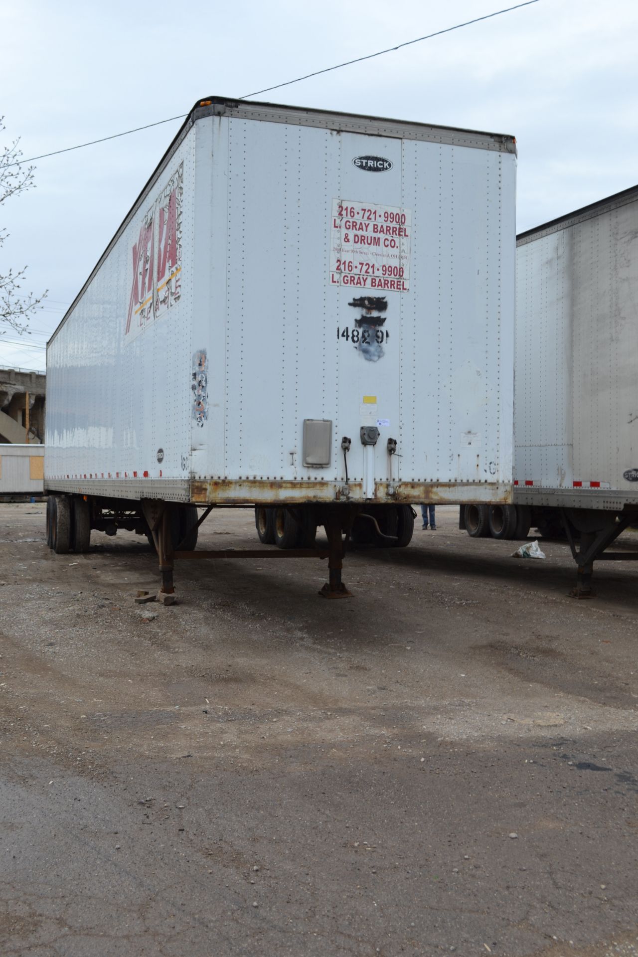 1989 Strick 48' enclosed cargo trailer, VIN 1512E8480KG313725