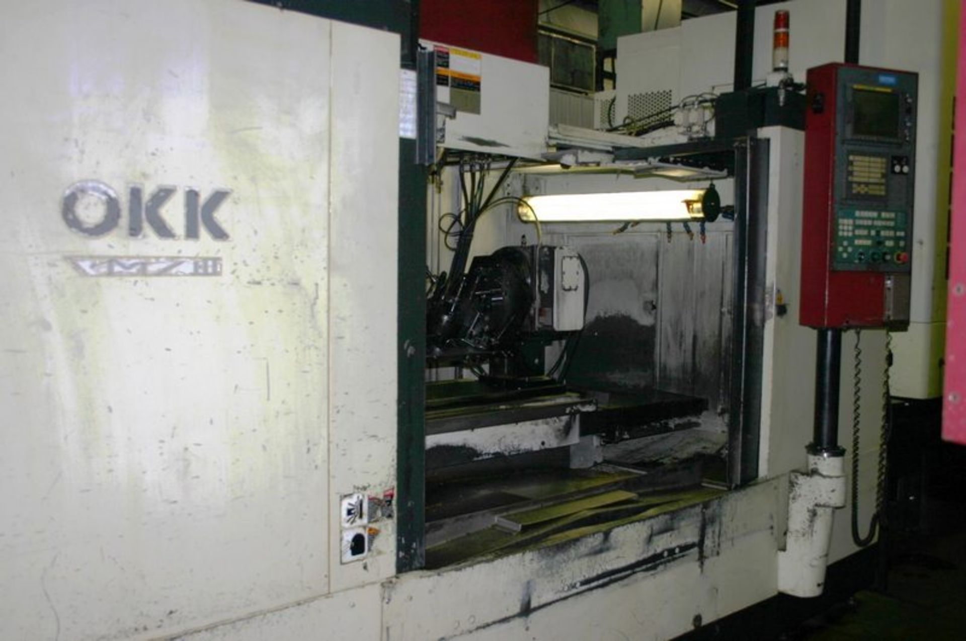 OKK Model VM7-III CNC 3-Axis 50 Taper Vertical Machining Center, S/N 486, New 2004