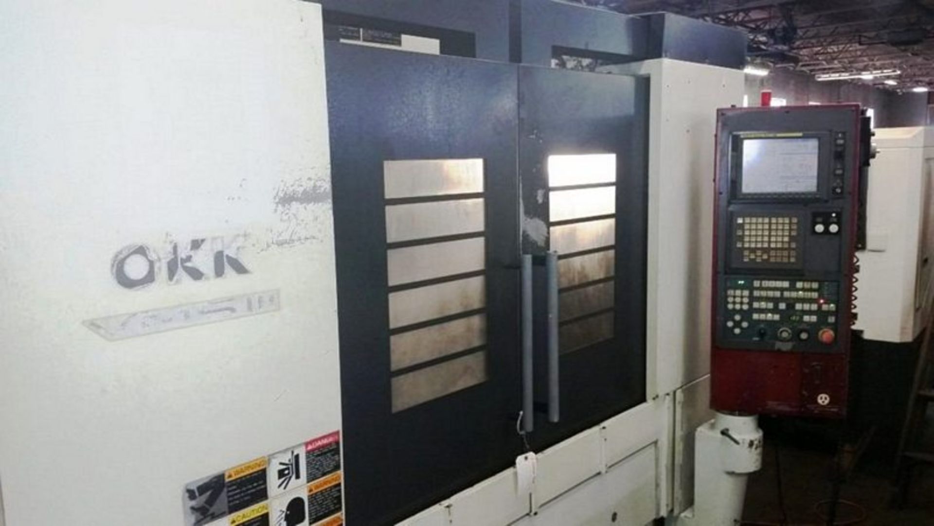 OKK Model VM5-III CNC 3-Axis 50 Taper Vertical Machining Center, S/N 1988, New 2005 - Image 2 of 9