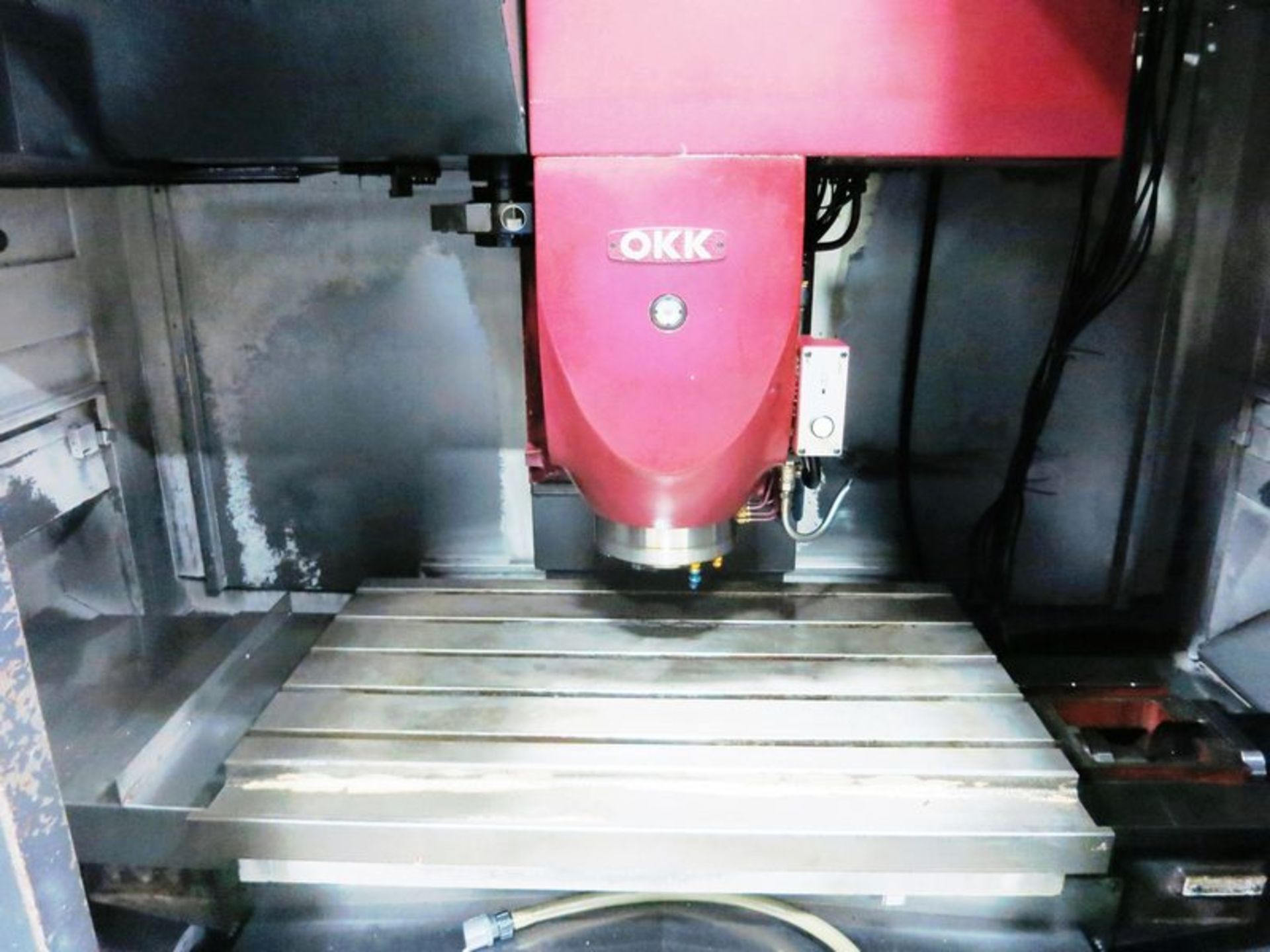 OKK Model VM5-III CNC 3-Axis 50 Taper Vertical Machining Center, S/N 1988, New 2005 - Image 4 of 9