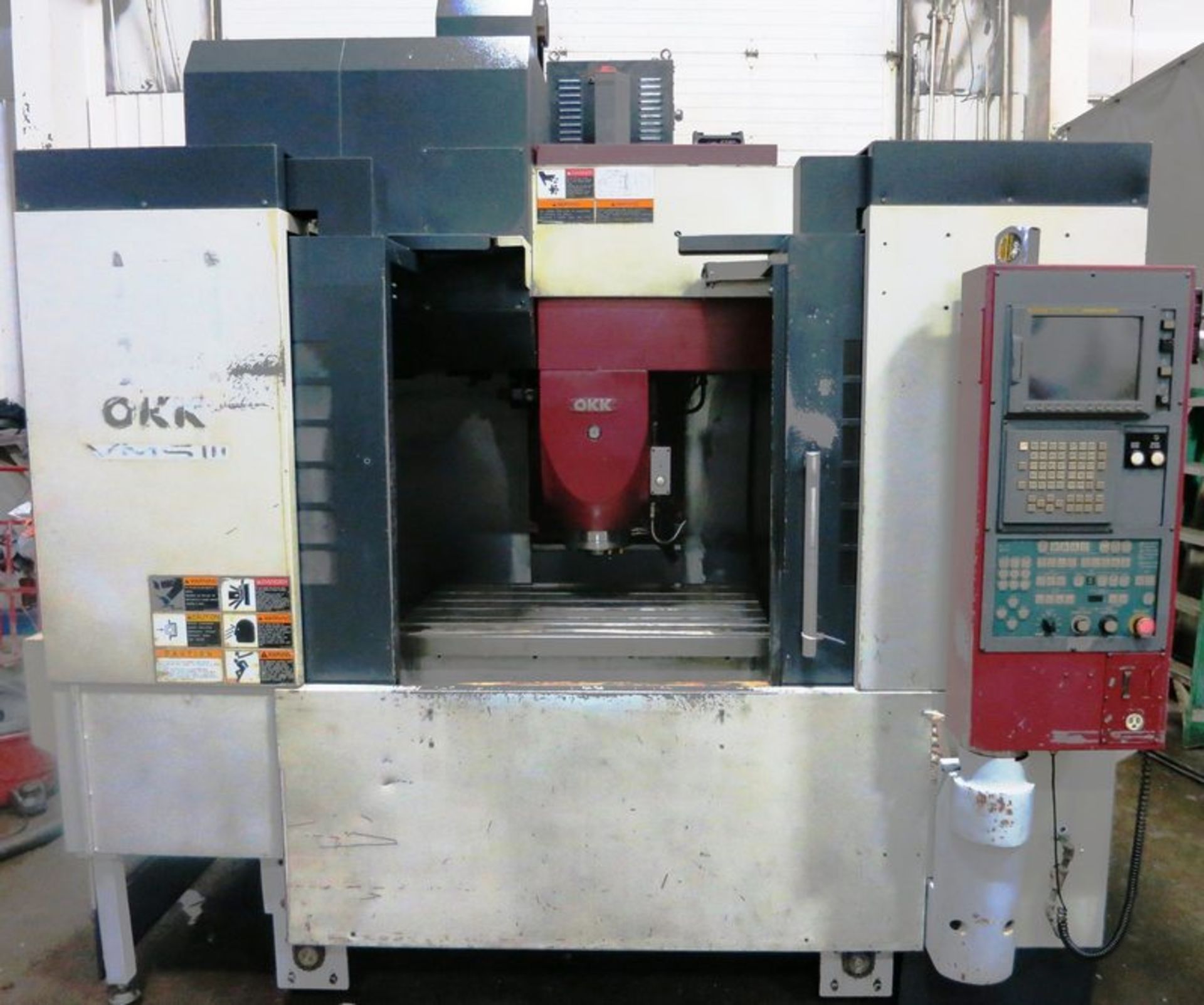 OKK Model VM5-III CNC 3-Axis 50 Taper Vertical Machining Center, S/N 1988, New 2005