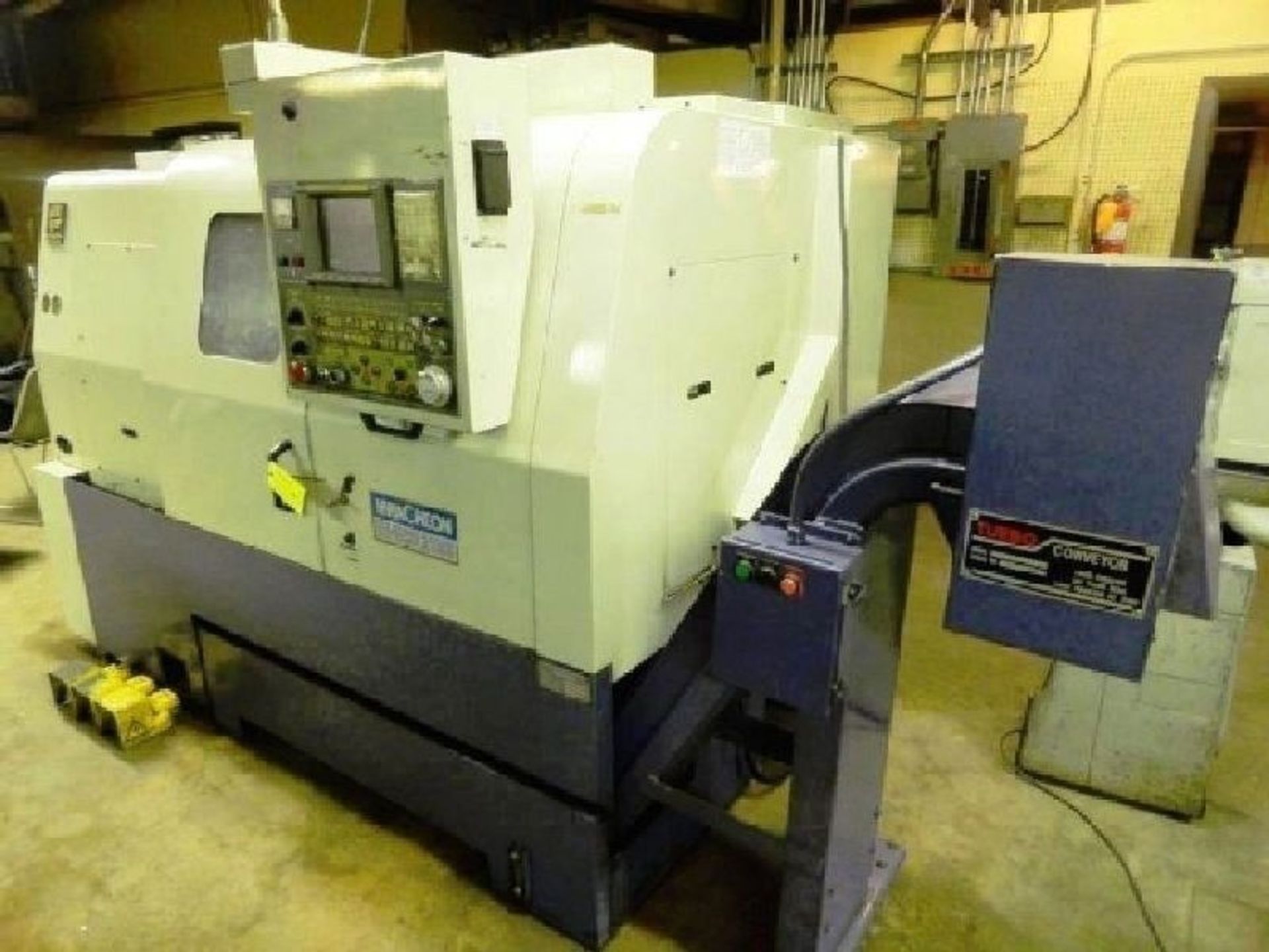 HWACHEON HI-ECO21HS 2-AXIS CNC TURNING CENTER LATHE, S/N M058347E4KC, NEW 1999 - Image 2 of 11