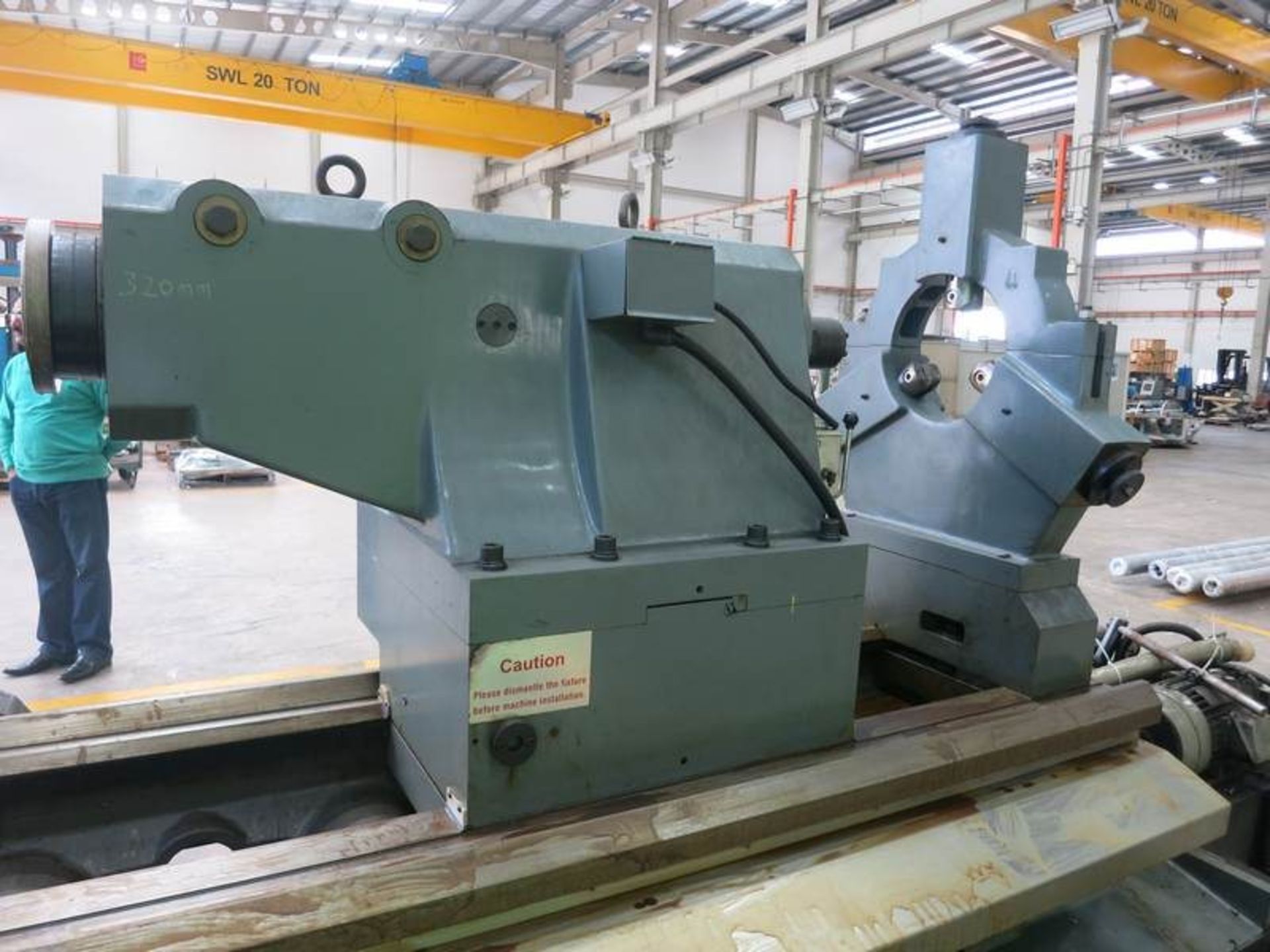 50"X163" CNC TAKANG LD50X4150 HEAVY DUTY OIL FIELD CNC LATHE WITH 12" BORE, S/N P500710007, NEW 2007 - Image 13 of 16