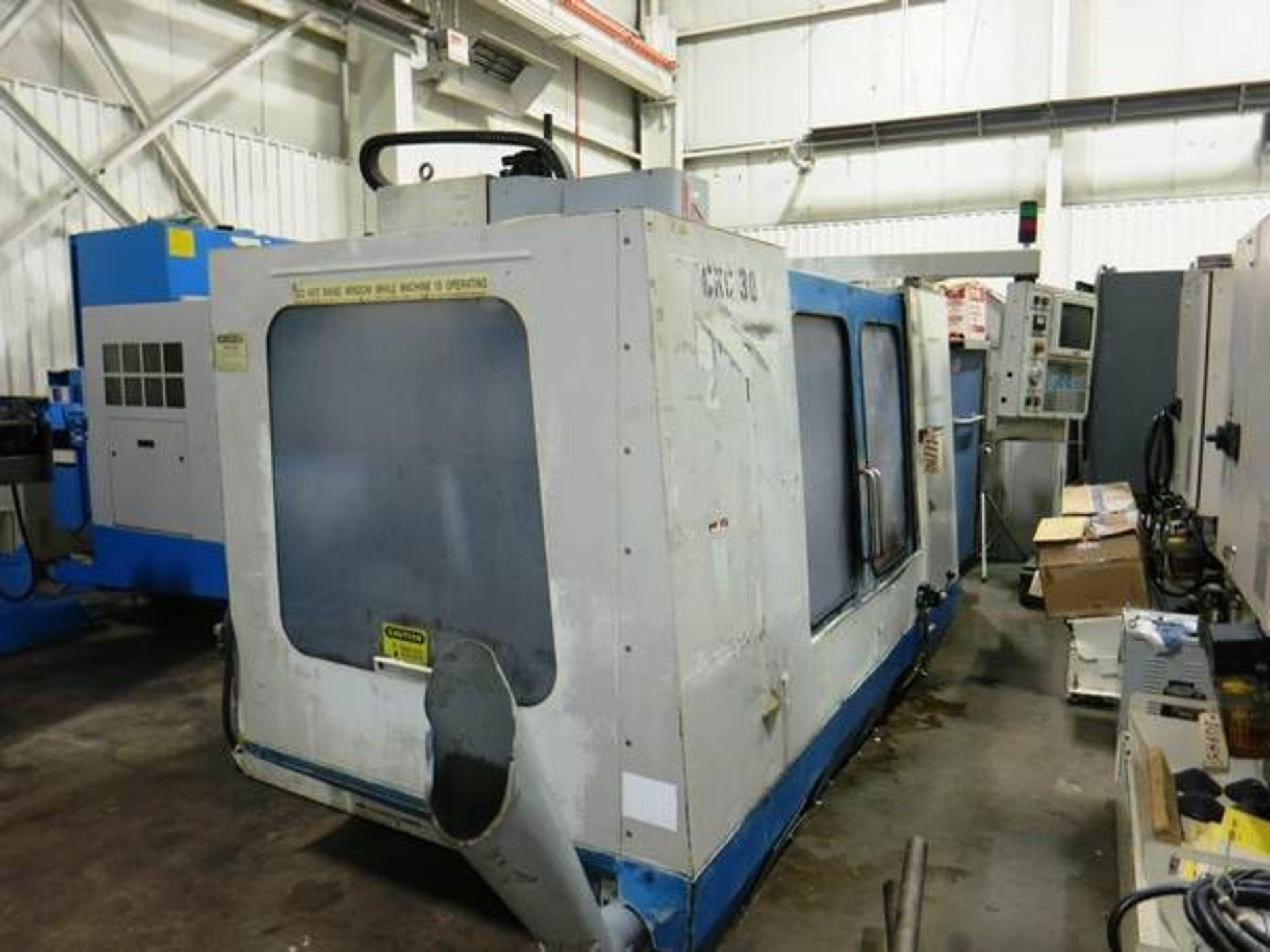 HAAS VF-3 4-AXIS CNC VERTICAL MACHINING CENTER, S/N 14877,  NEW 1998 - Image 7 of 7