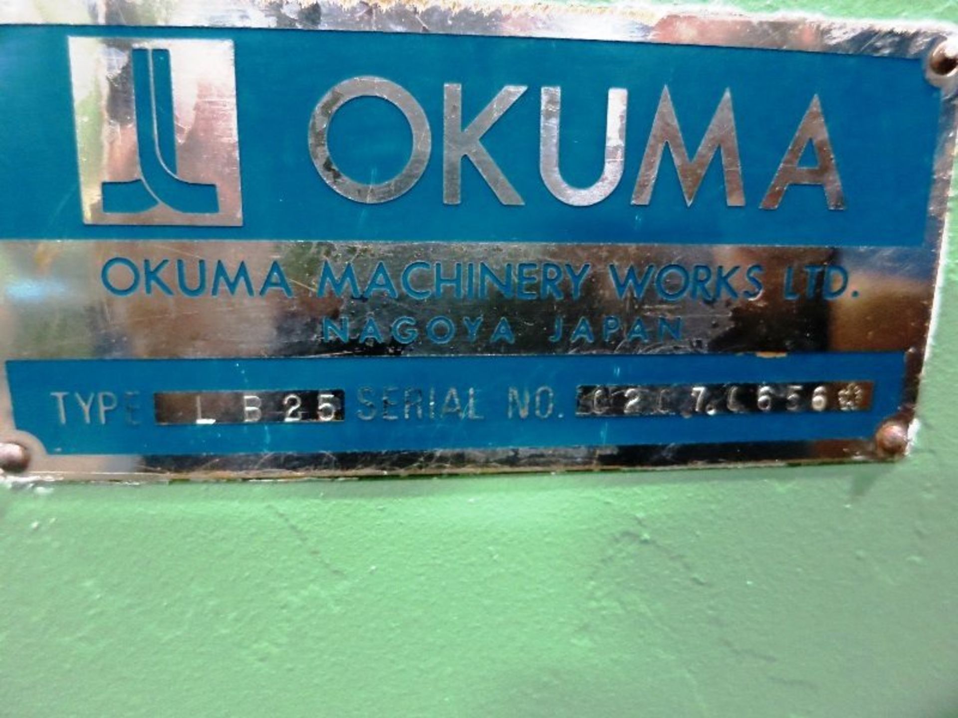 14" X 50" OKUMA MODEL LB25-2SC-1250 2-AXIS CNC TURNING CENTER, S/N 0202-0656, NEW 1990 - Image 8 of 8