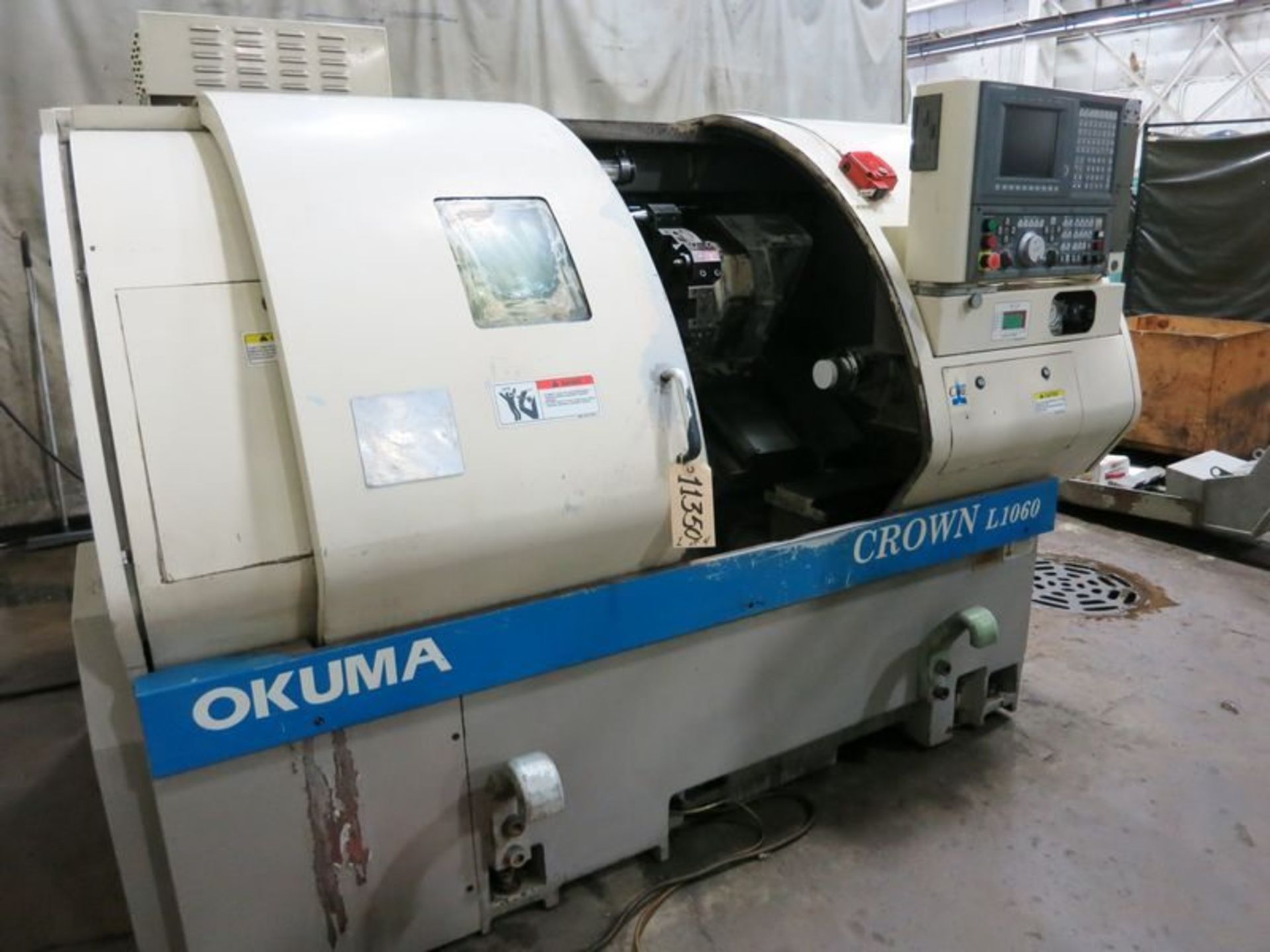 OKUMA CROWN L1016 762-SB 2-AXIS TURNING CENTER, S/N 1711, NEW 2001 - Image 8 of 12