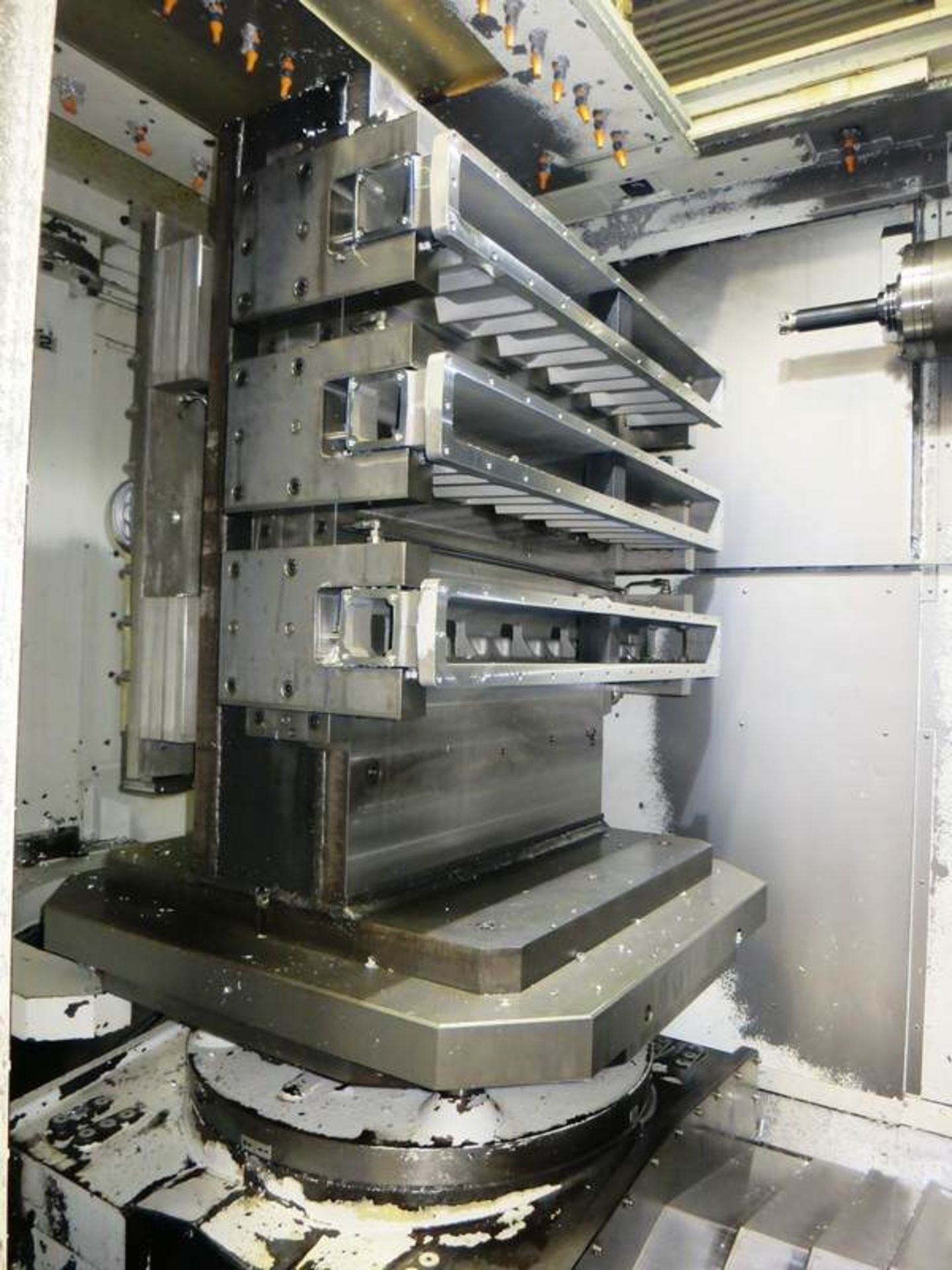 OKK MODEL HM1008 CNC LARGE CAPACITY HORIZONTAL MACHINING CENTER, S/N 157, NEW 2004 - Image 9 of 12