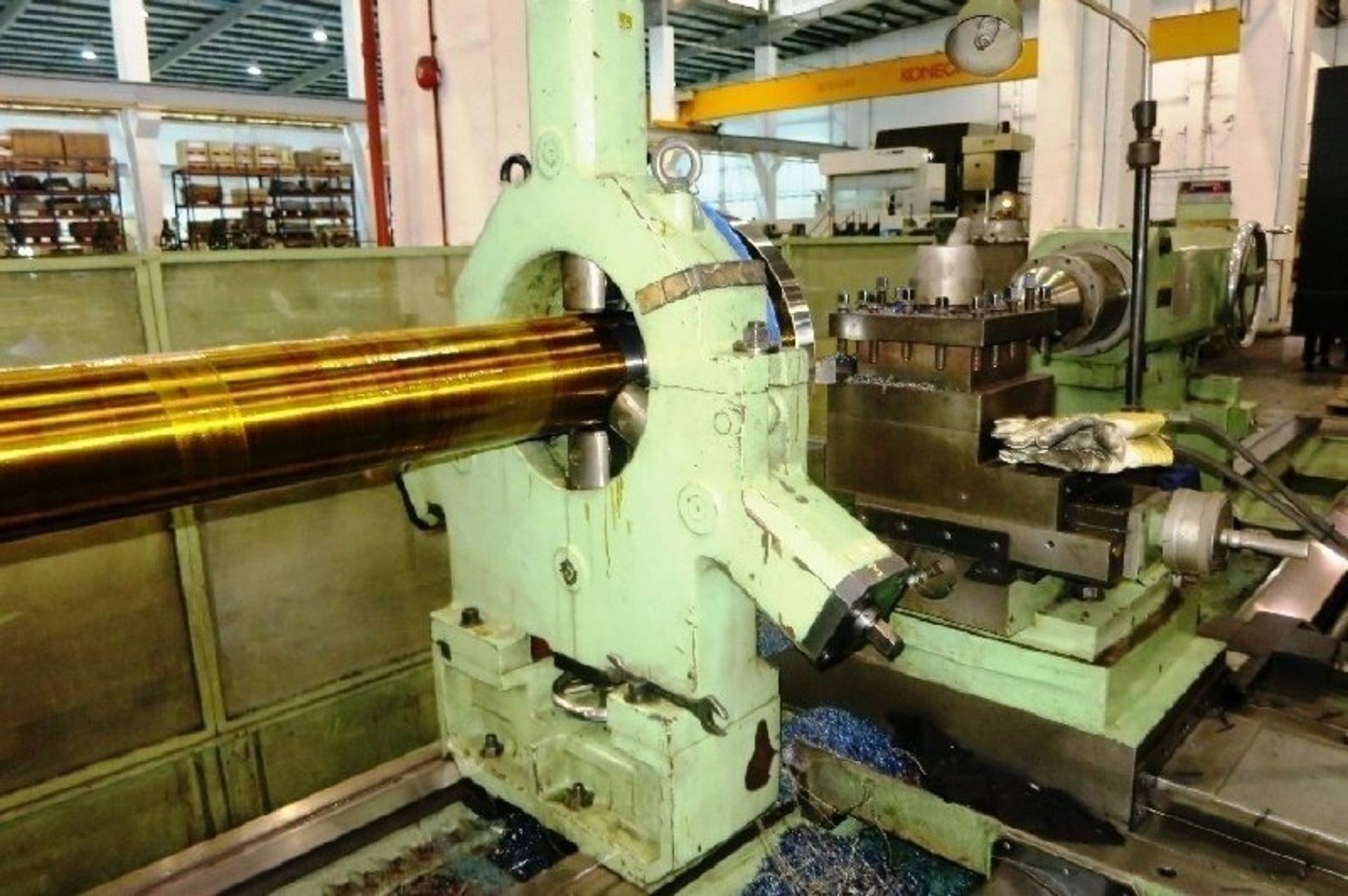 59"X33" Hankook Mdl KMIII X 1500 X 10,000 Heavy Duty Precision Engine Lathe, S/N 40E08815, New 2009 - Image 5 of 8