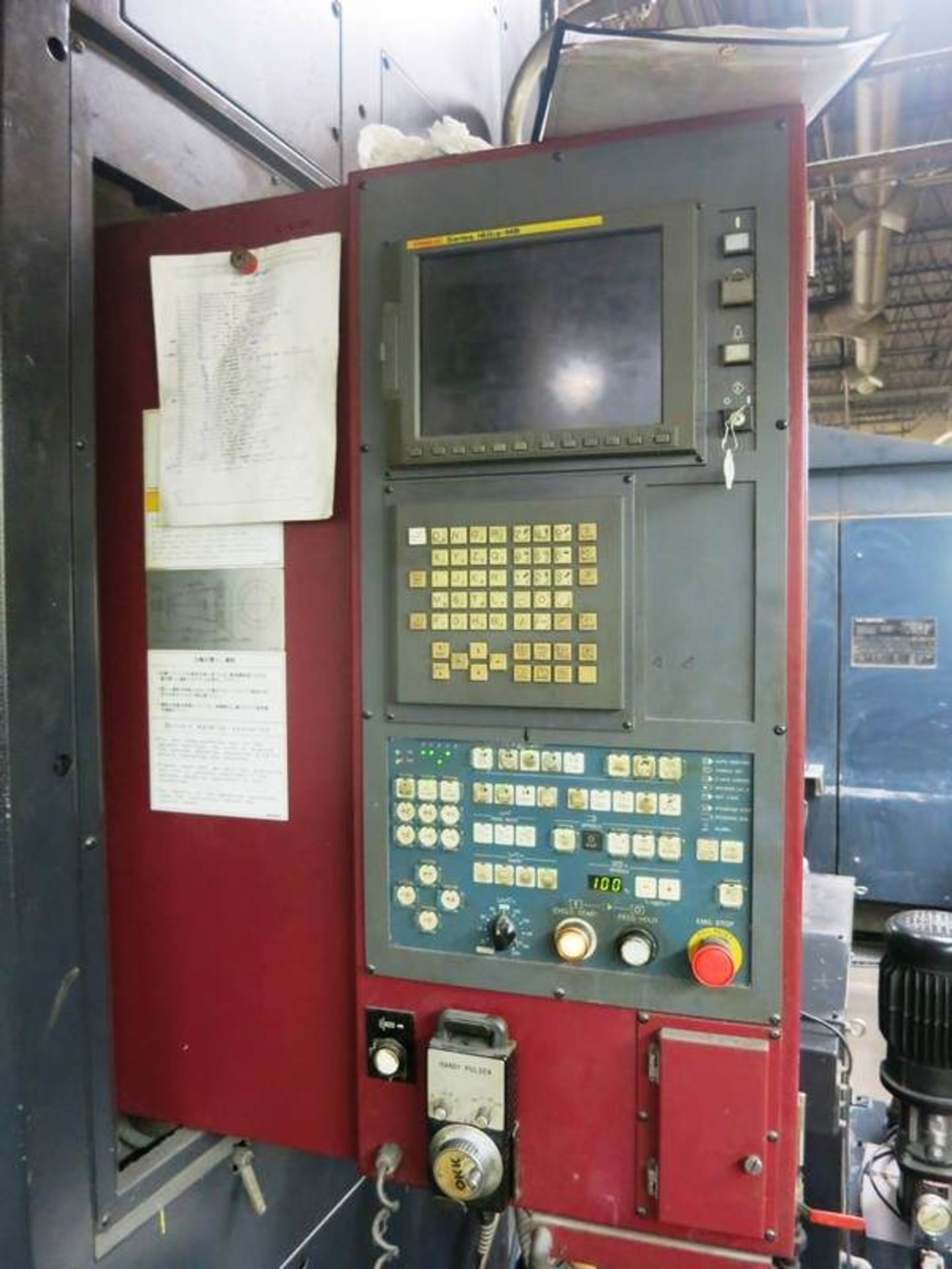 OKK MODEL HM1008 CNC LARGE CAPACITY HORIZONTAL MACHINING CENTER, S/N 157, NEW 2004 - Image 2 of 12