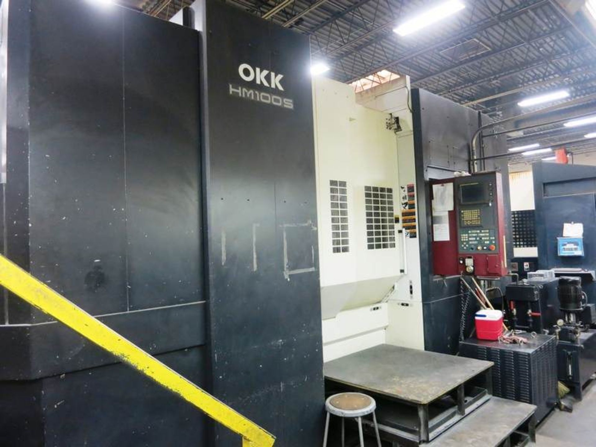 OKK MODEL HM1008 CNC LARGE CAPACITY HORIZONTAL MACHINING CENTER, S/N 157, NEW 2004