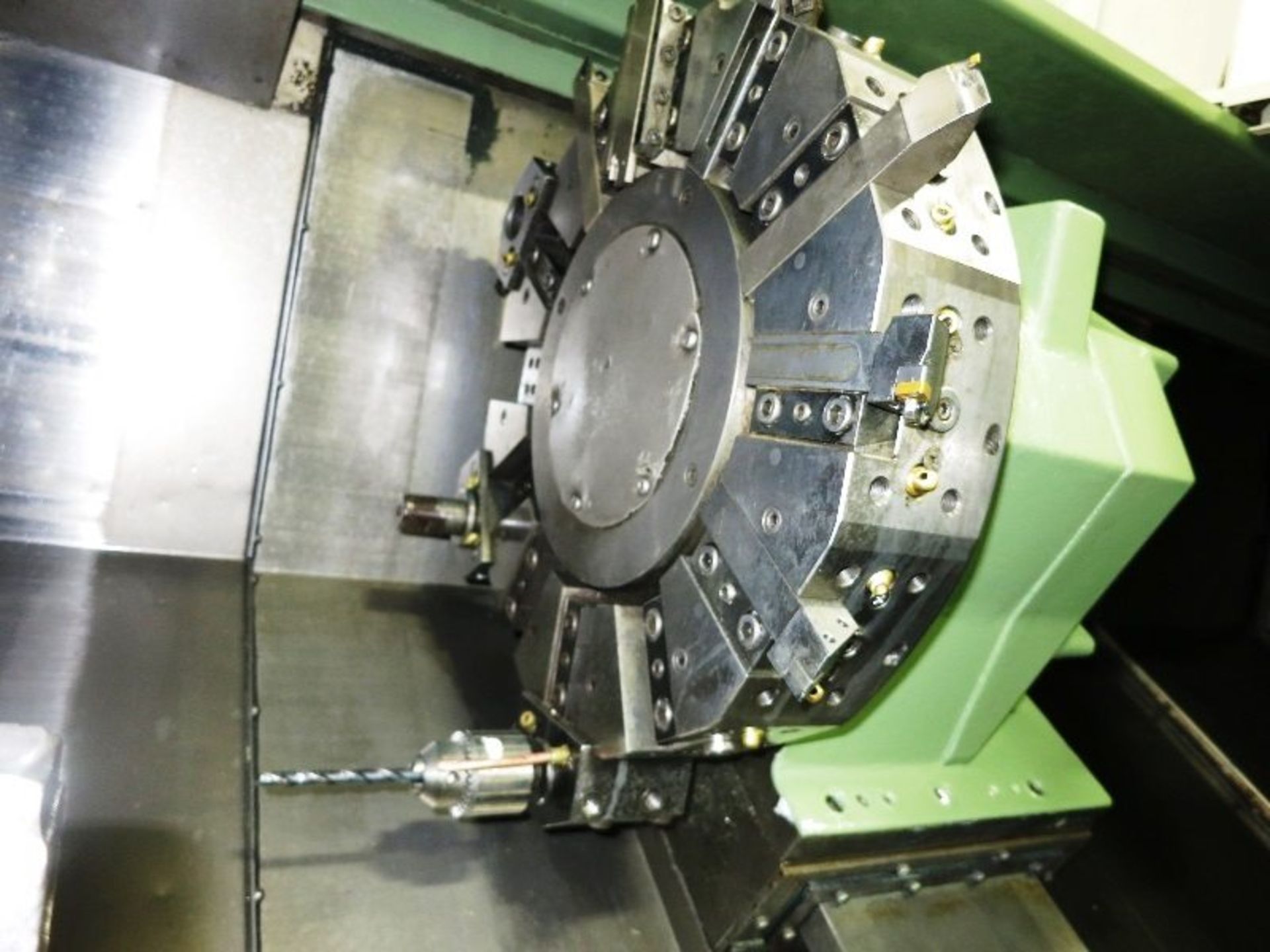 14" X 50" OKUMA MODEL LB25-2SC-1250 2-AXIS CNC TURNING CENTER, S/N 0202-0656, NEW 1990 - Image 5 of 8