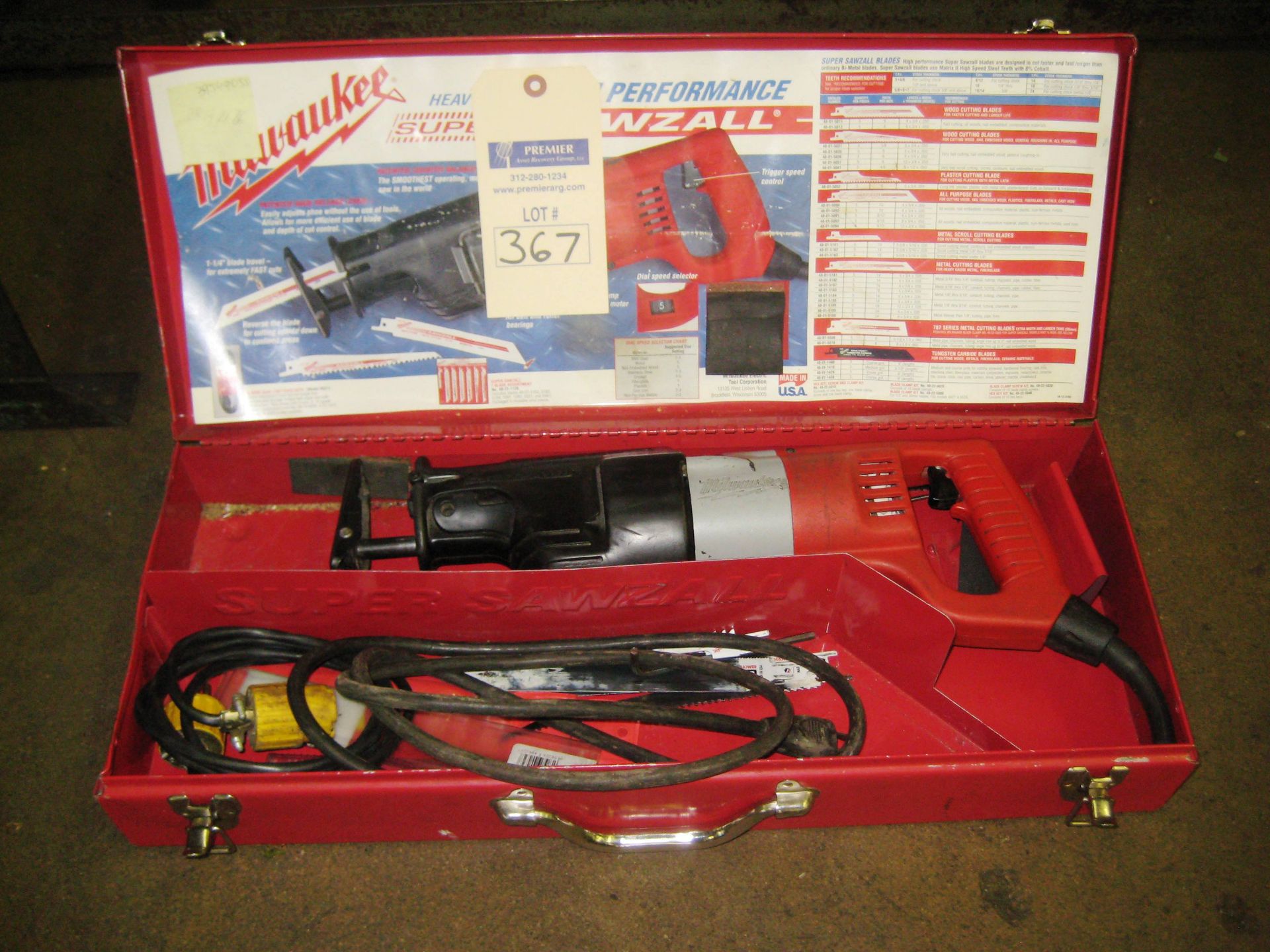 Milwaukee heavy Duty Sawzall with 1 1/4" Travel