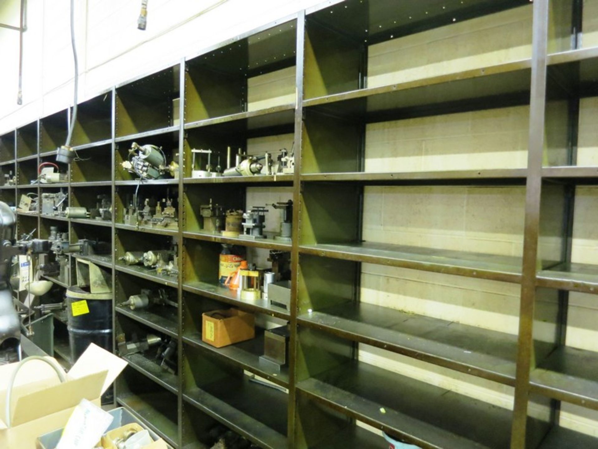 19 Section Shelving Unit with Contents - Image 2 of 3