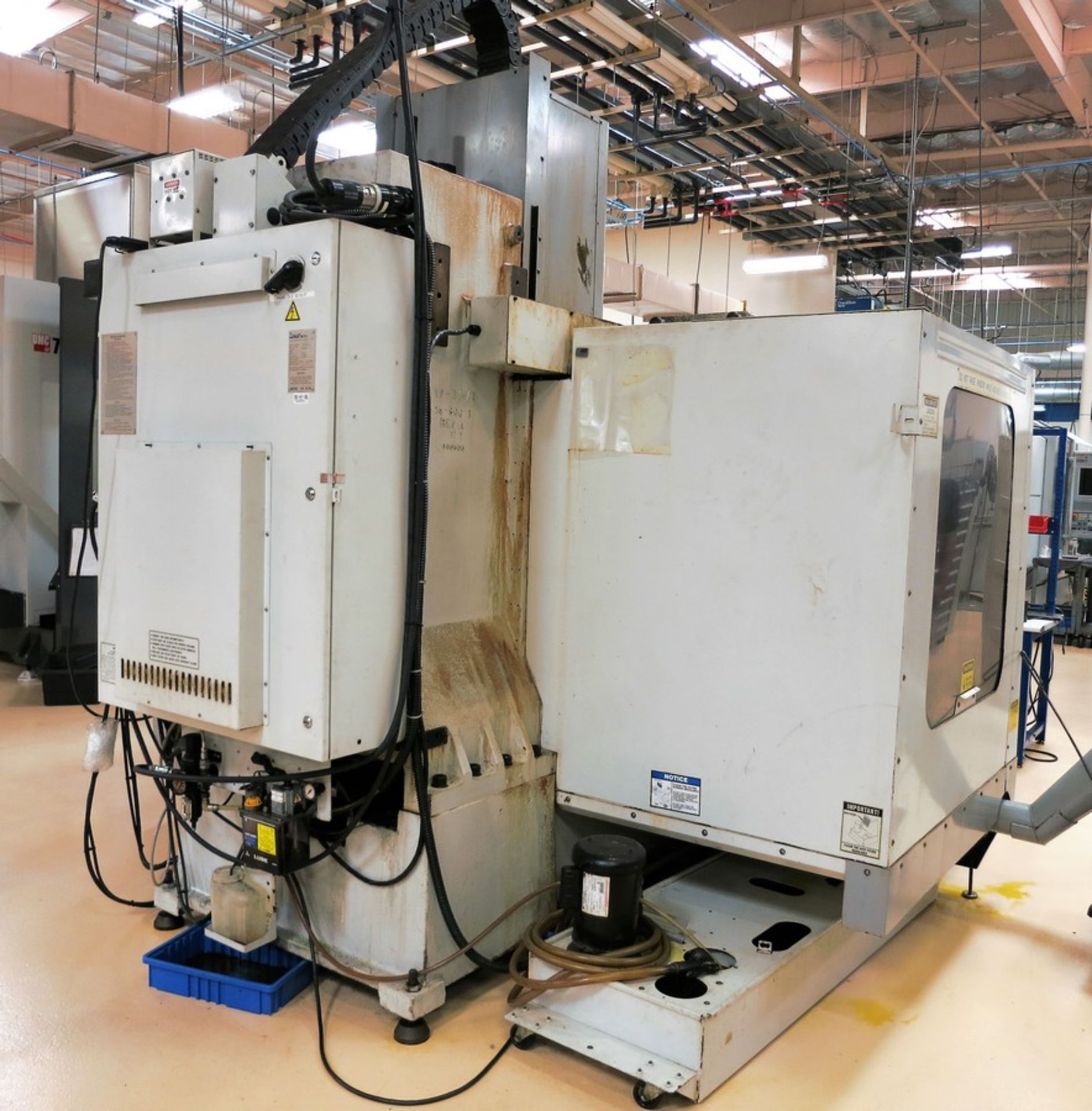HAAS VF-3 5-AXIS CNC VERTICAL MACHINING CENTER, S/N 20914, NEW 2000 - Image 7 of 12