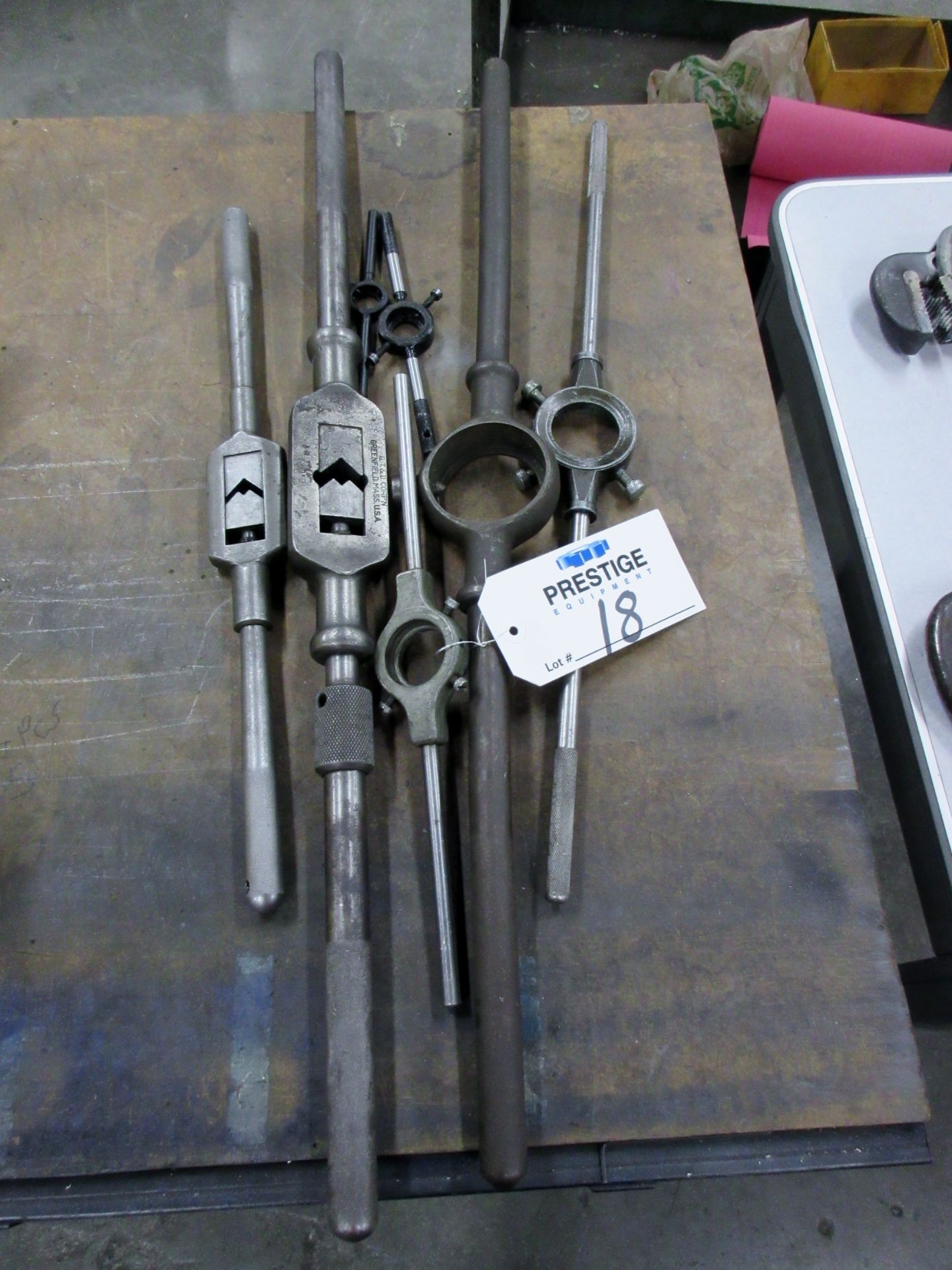 (7) Assorted Hand Threading Wrenches