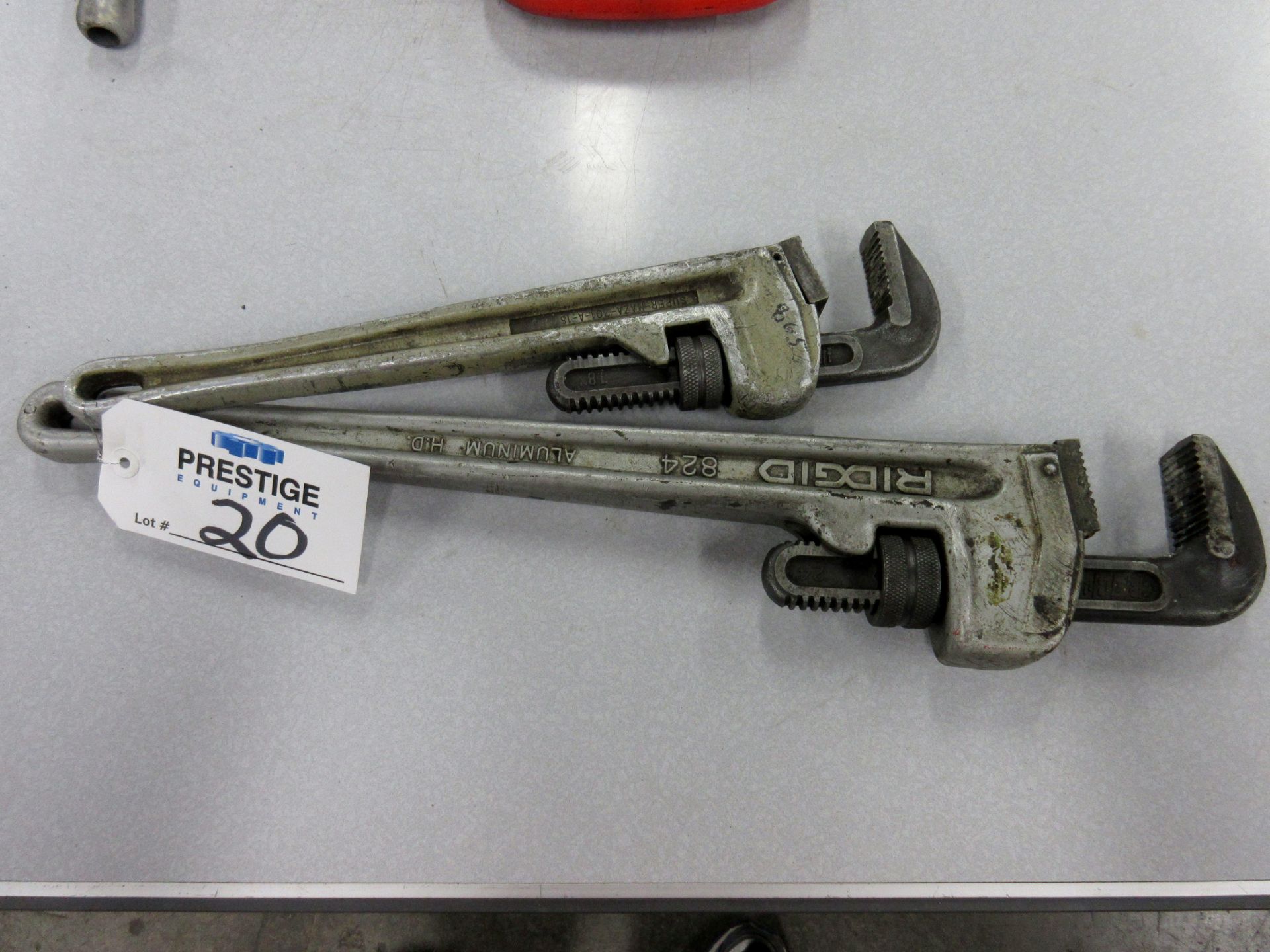 (2) Assorted Aluminum Pipe Wrenches