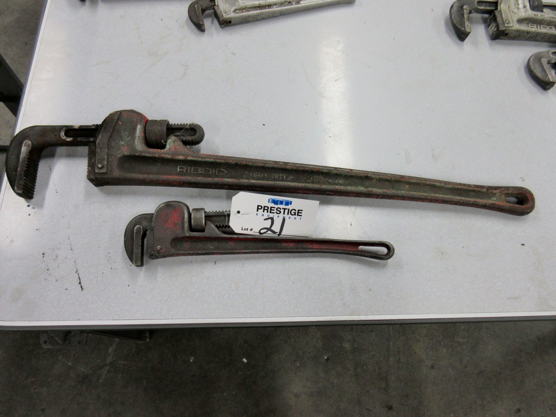 (2) Assorted Pipe Wrenches