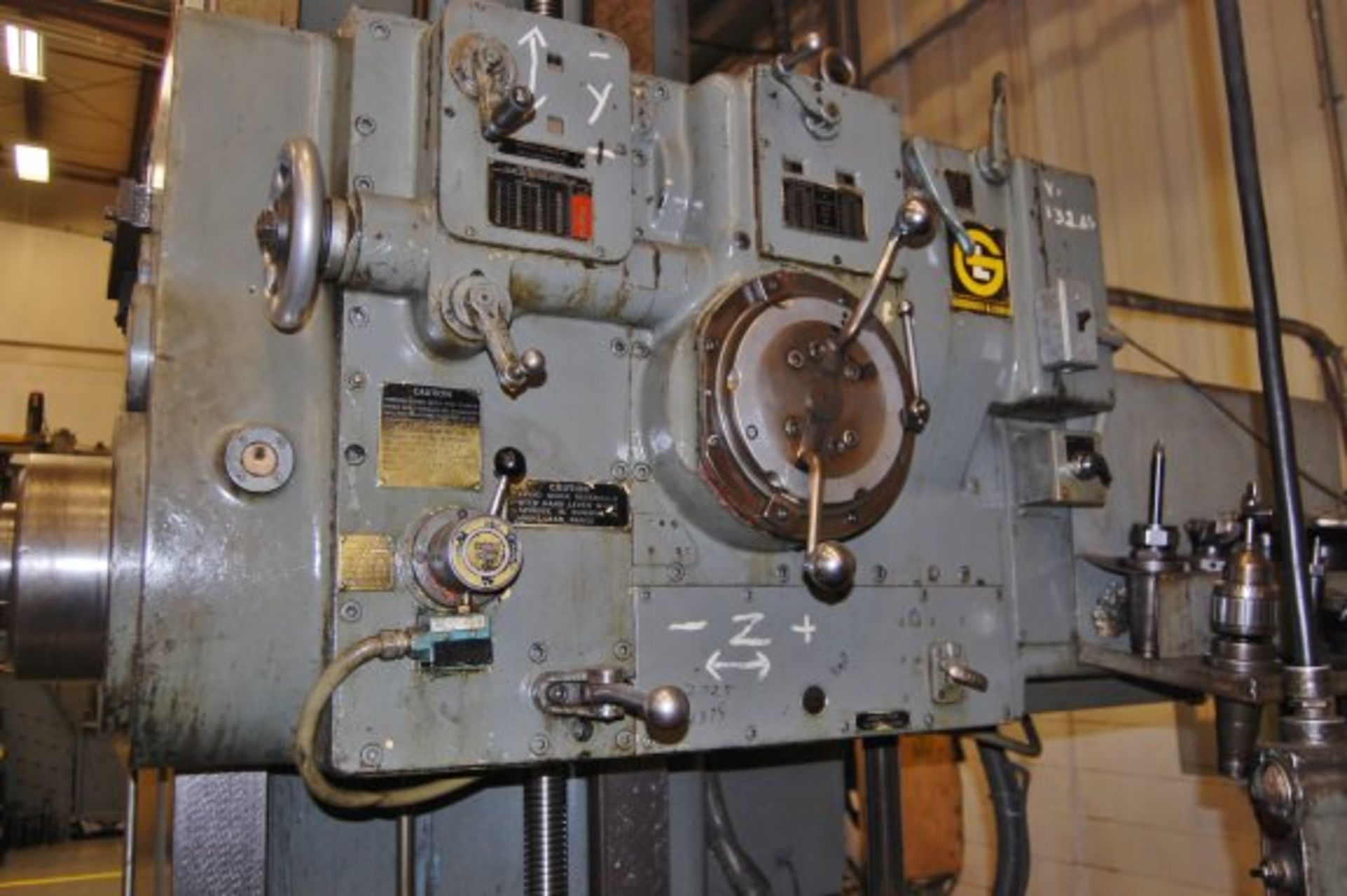 5" GIDDINGS & LEWIS 70-D5-T 5'' TABLE TYPE HORIZONTAL BORING MILL, #50 TAPER SPINDLE, WITH 60'' X - Image 2 of 8