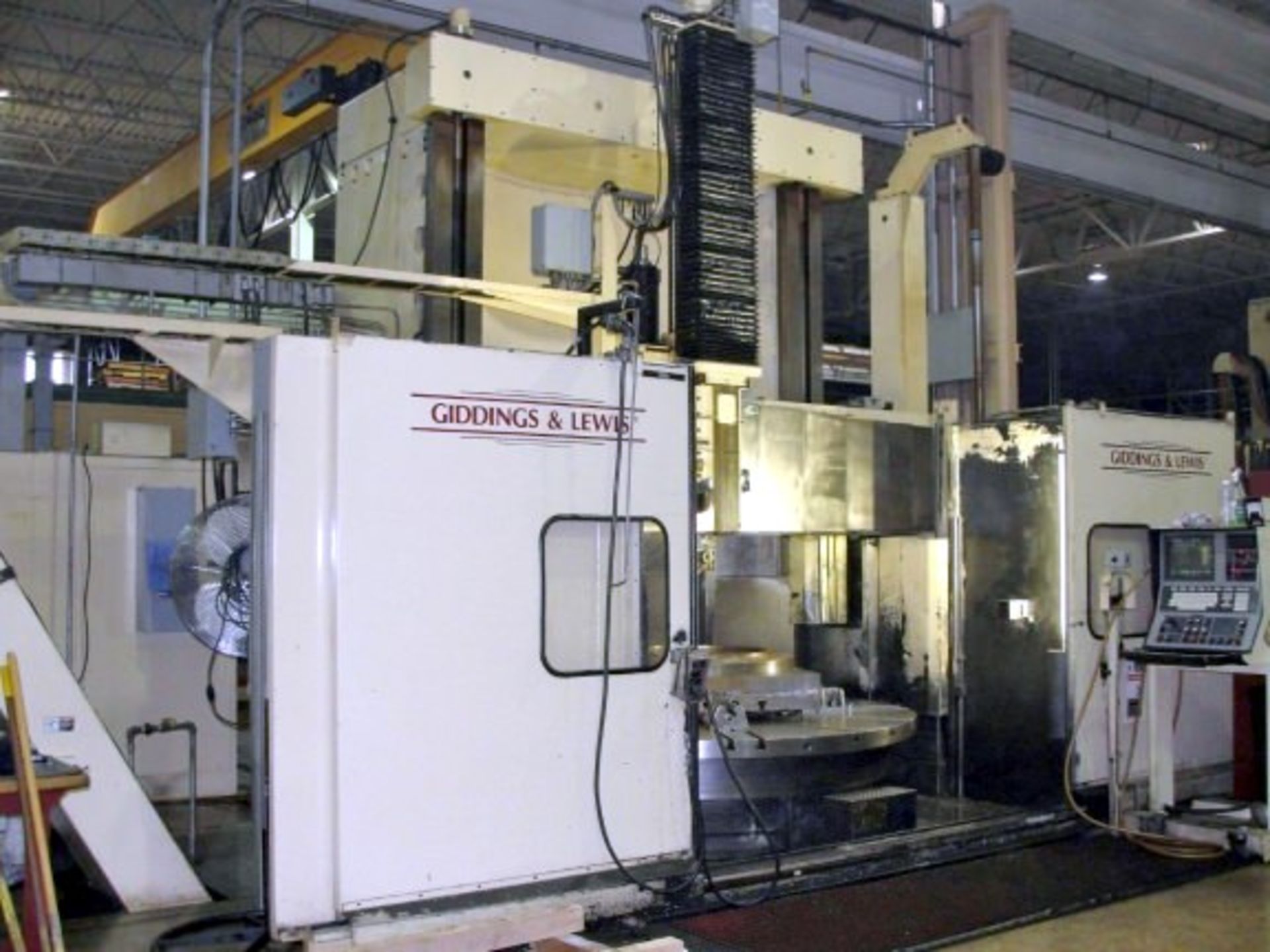 (2004) 96”/112” GIDDINGS & LEWIS CNC VERTICAL BORING MILL, SN: 515-0038-04 - Image 3 of 9