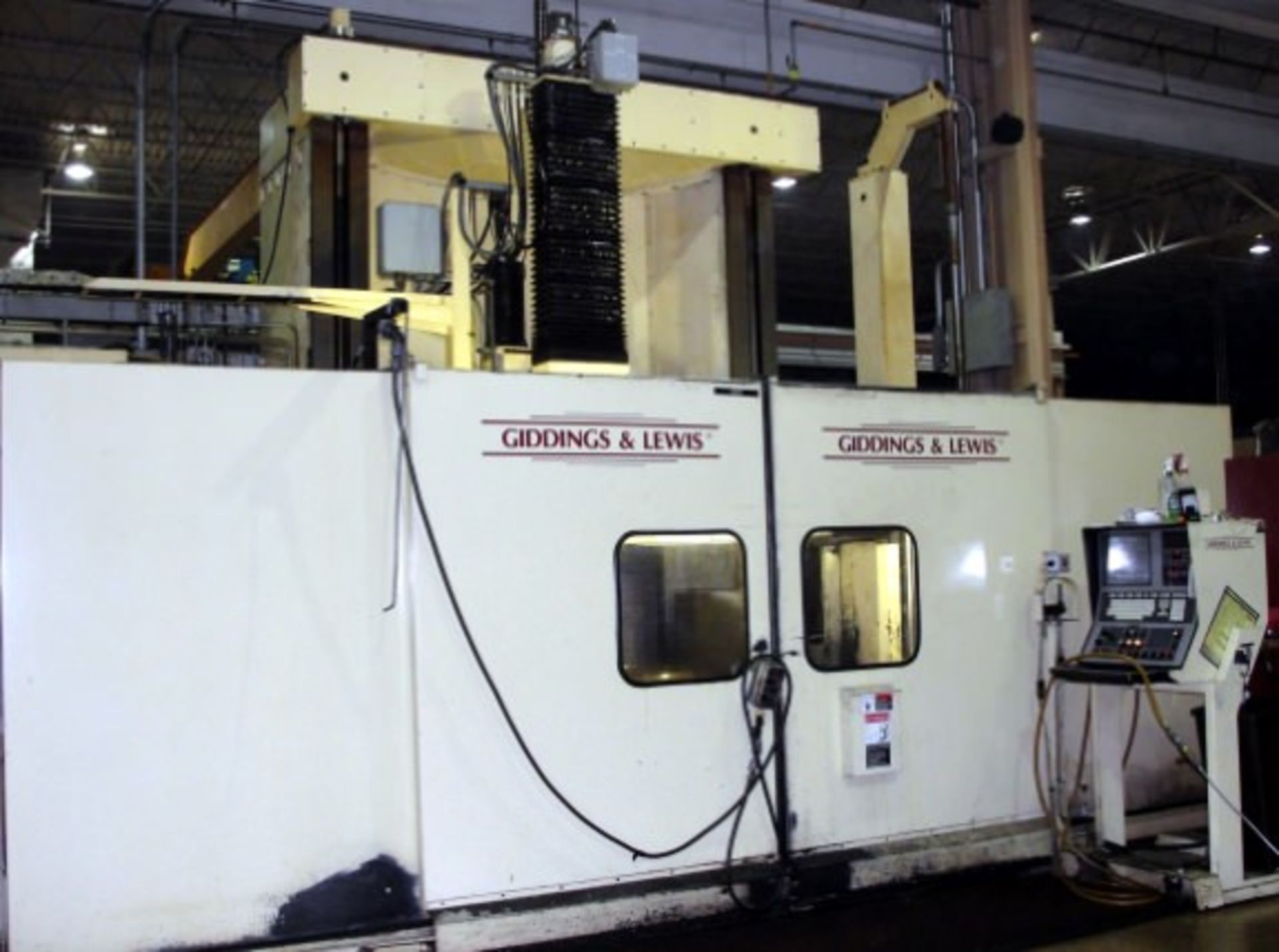 (2004) 96”/112” GIDDINGS & LEWIS CNC VERTICAL BORING MILL, SN: 515-0038-04 - Image 2 of 9