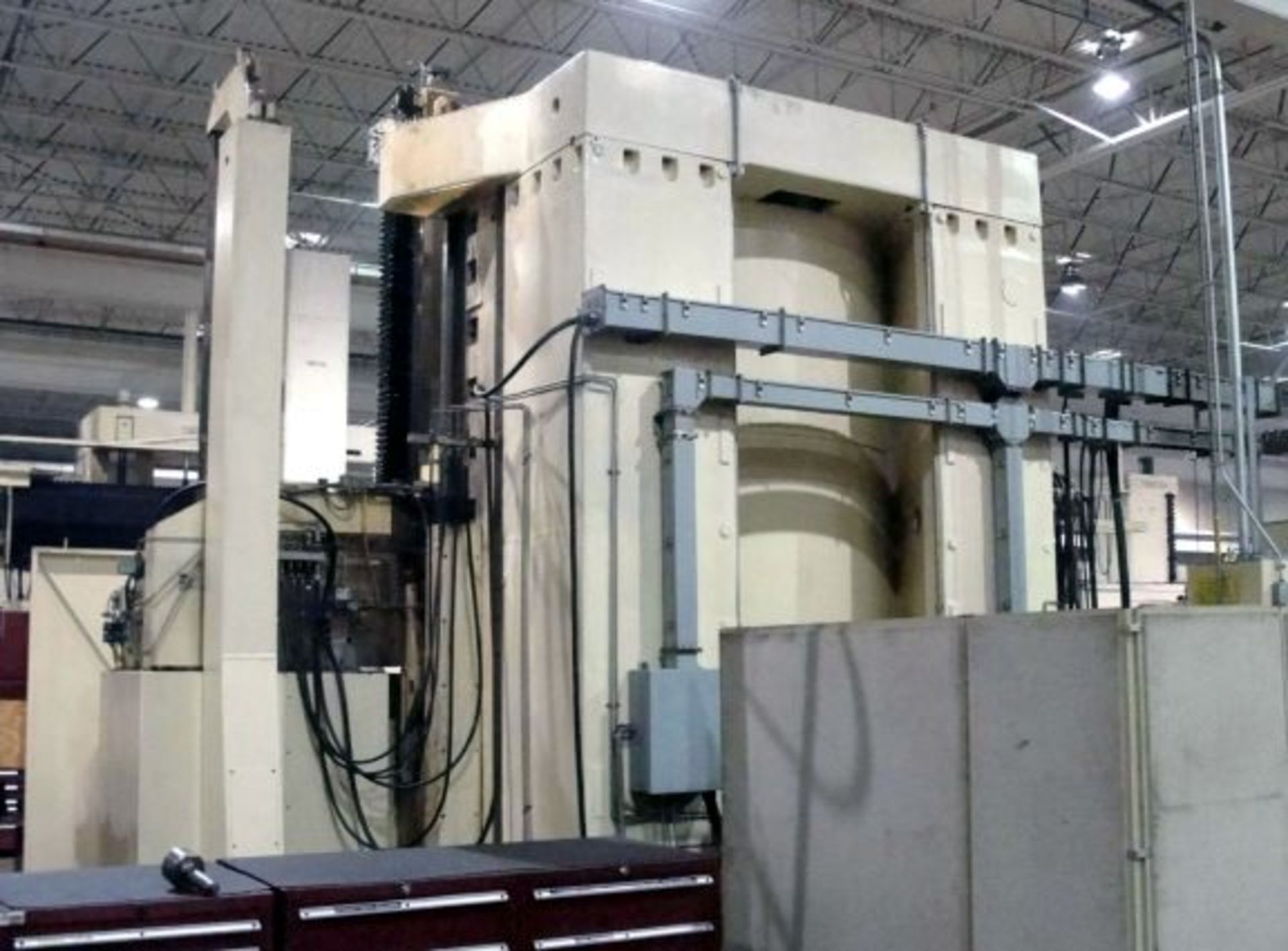 (2004) 96”/112” GIDDINGS & LEWIS CNC VERTICAL BORING MILL, SN: 515-0038-04 - Image 7 of 9