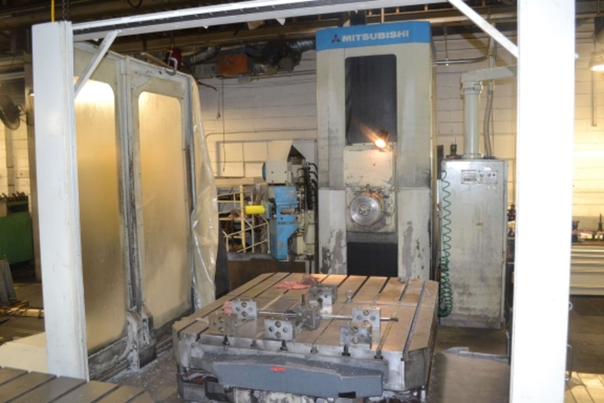 4.33" Mitsubishi MHT 11/1416 CNC Table Type Horizontal Boring Mill with Pallet Shuttle - Image 2 of 11