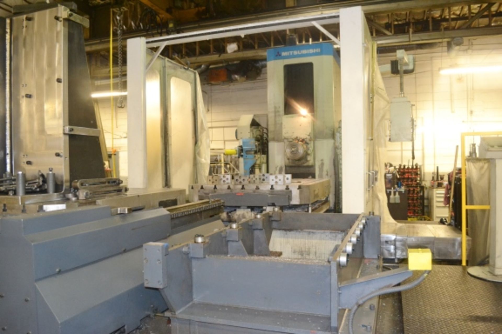 4.33" Mitsubishi MHT 11/1416 CNC Table Type Horizontal Boring Mill with Pallet Shuttle - Image 6 of 11