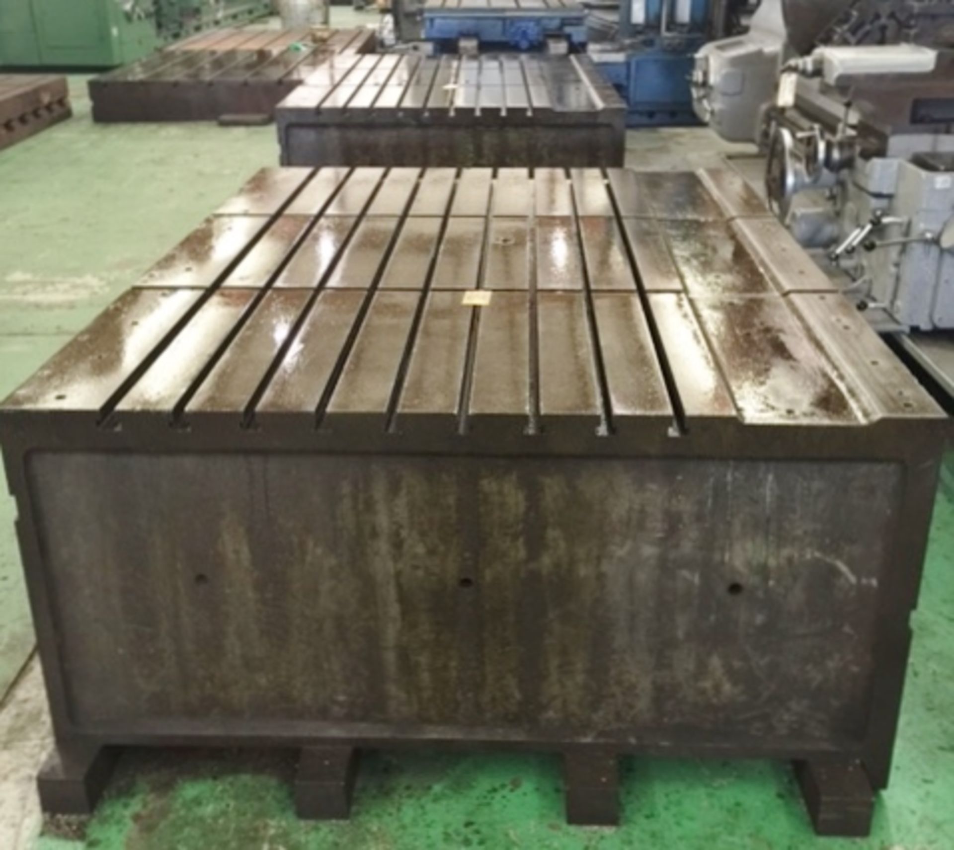 84" x 66" x 33" T-Slotted Box Style Angle Plates, Cast Iron