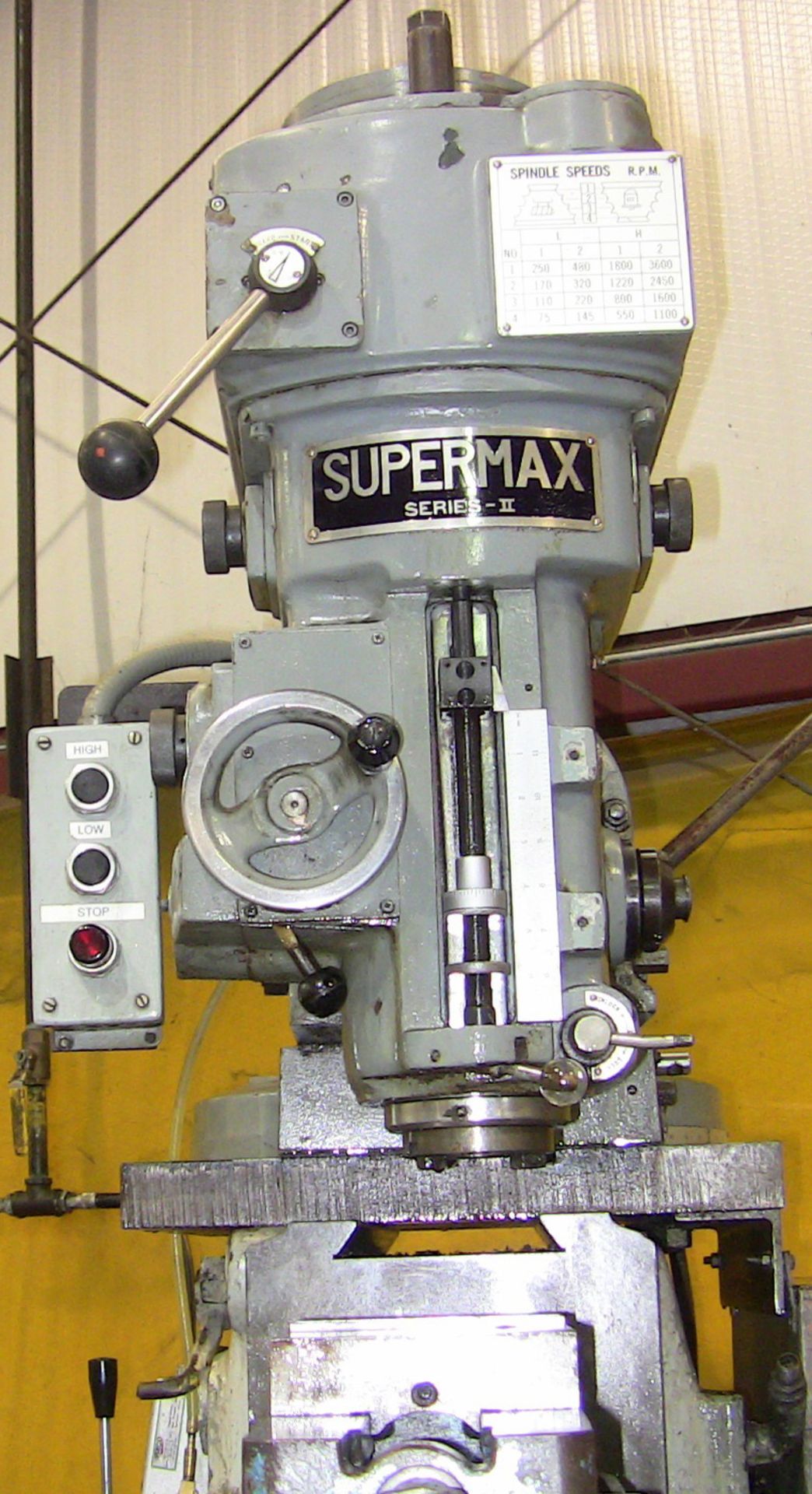 Super Max Vertical/Horizontal Milling Machine - Image 3 of 4