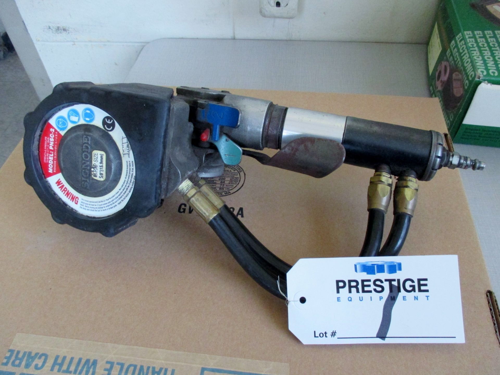 SIGNODE MODEL PNSC-2 PNEUMATIC STRAPPING TENSIONER