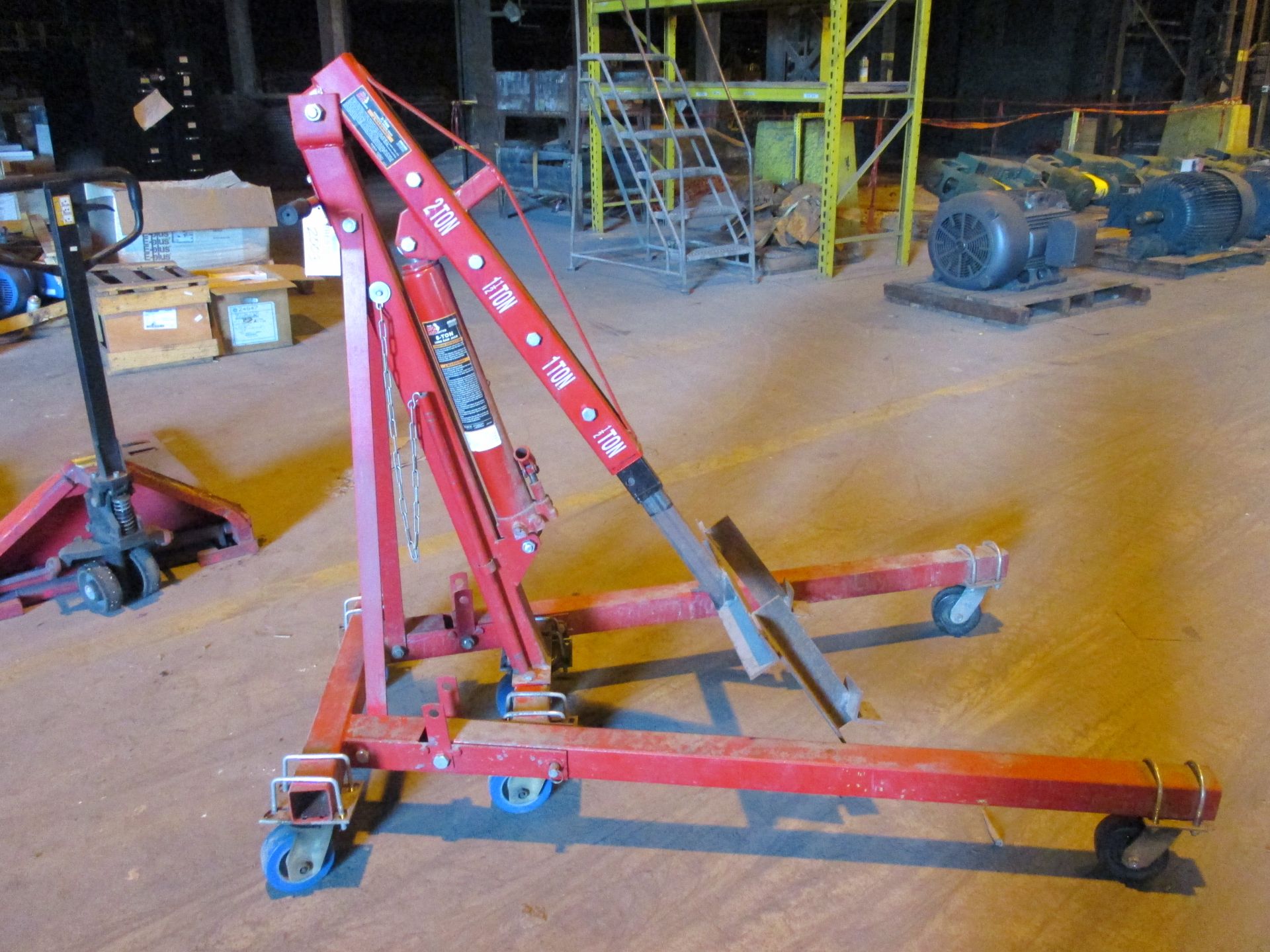 TORIN, MODEL "BIG RED" HYDROLIC ENGINE HOIST