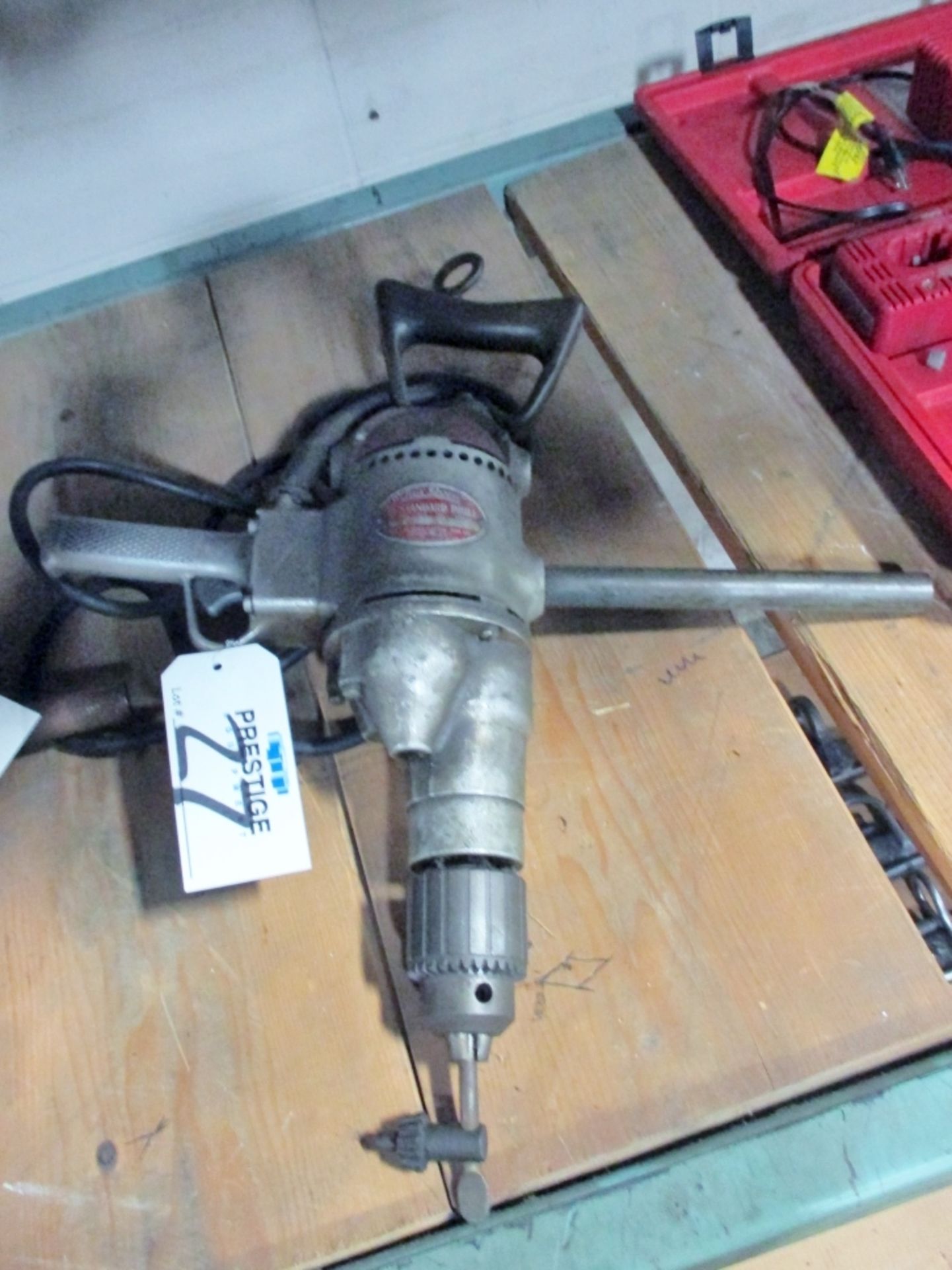 VAN DORN  MODEL "E"     DRILL, 3/4" CHUCK ,  HEAVY DUTY VARIABLE SPEED MOTOR, 1350 RPM , 120 VOLT