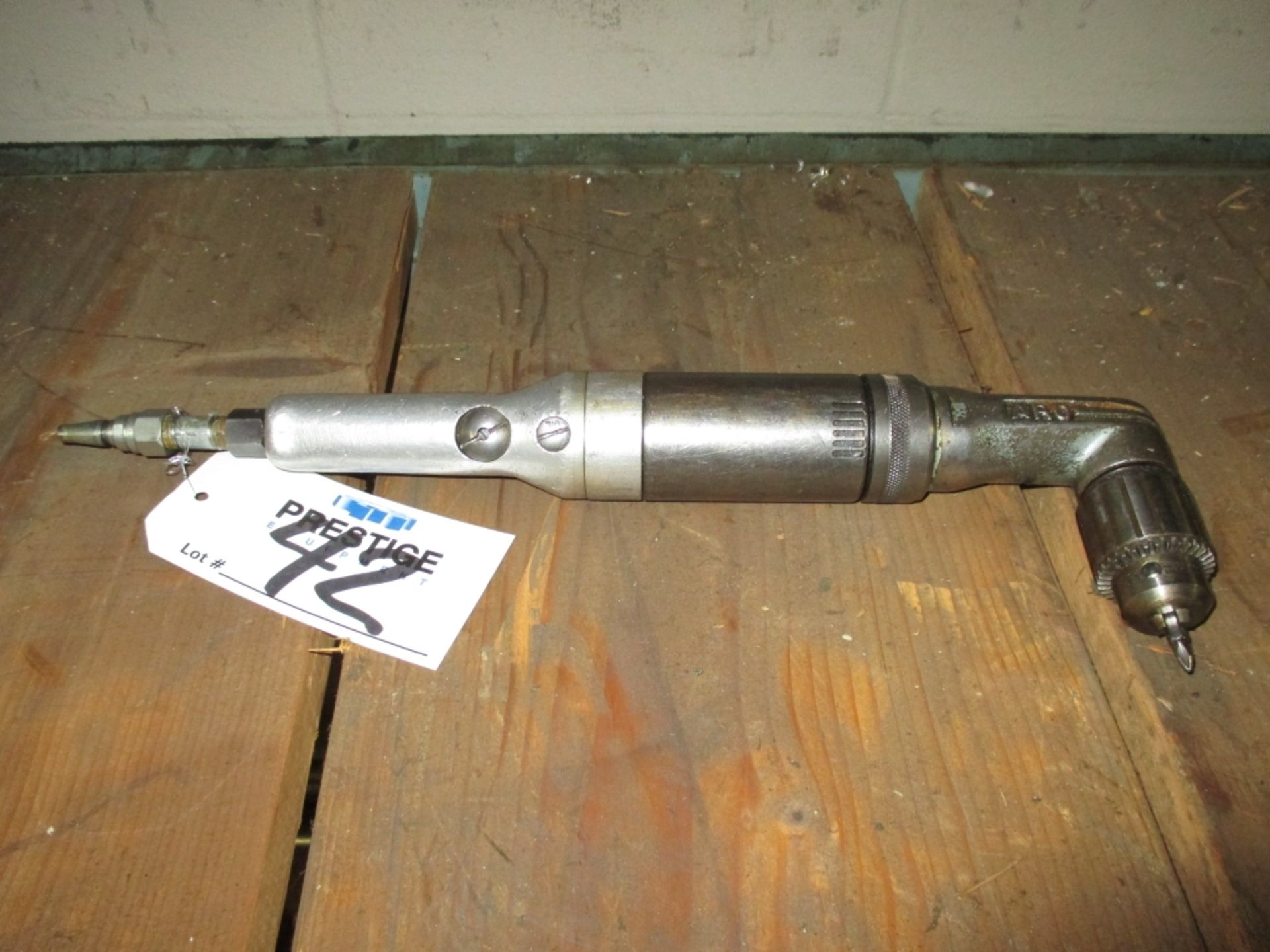 ARO  RIGHT ANGLE PNEUMATIC DRILL, JACOBS CHUCK