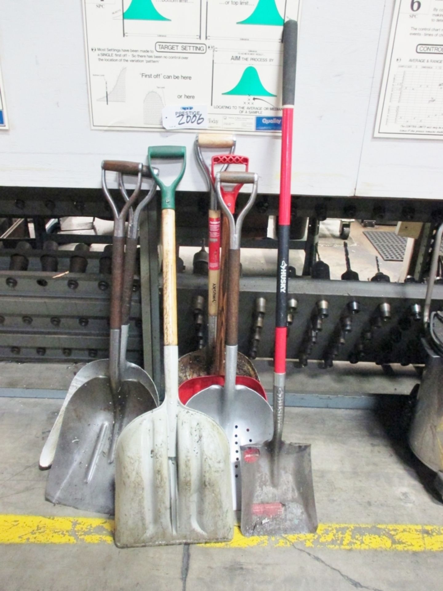 SHOVELS, (7) FLAT SHOVELS