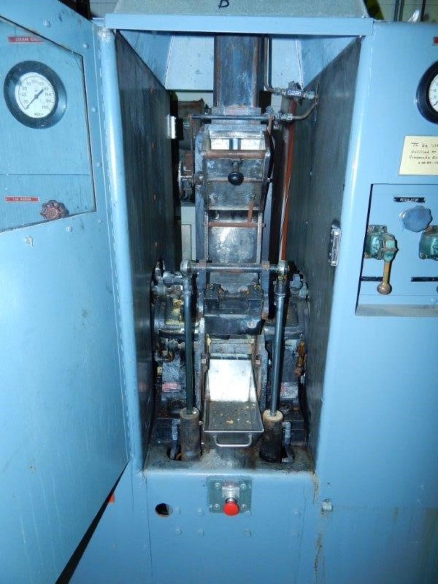 (1) USED FARREL BANBURY MIXER, MODEL BR, S/N 67A2923, 6" WIDE ROTOR, 4 SPEED MOTOR WITH STARTER. - Image 3 of 6