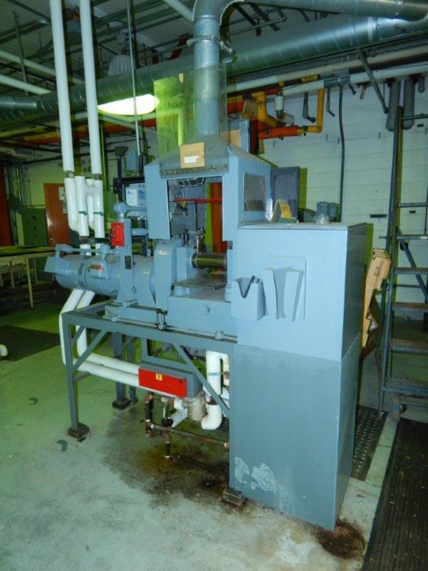 (1) USED THROPP 2-ROLL MILL, MODEL 2149, 3" DIAMETER X 8" WIDE ROLLS, 2 SPEED MOTOR, 5/3 HP. - Image 2 of 8