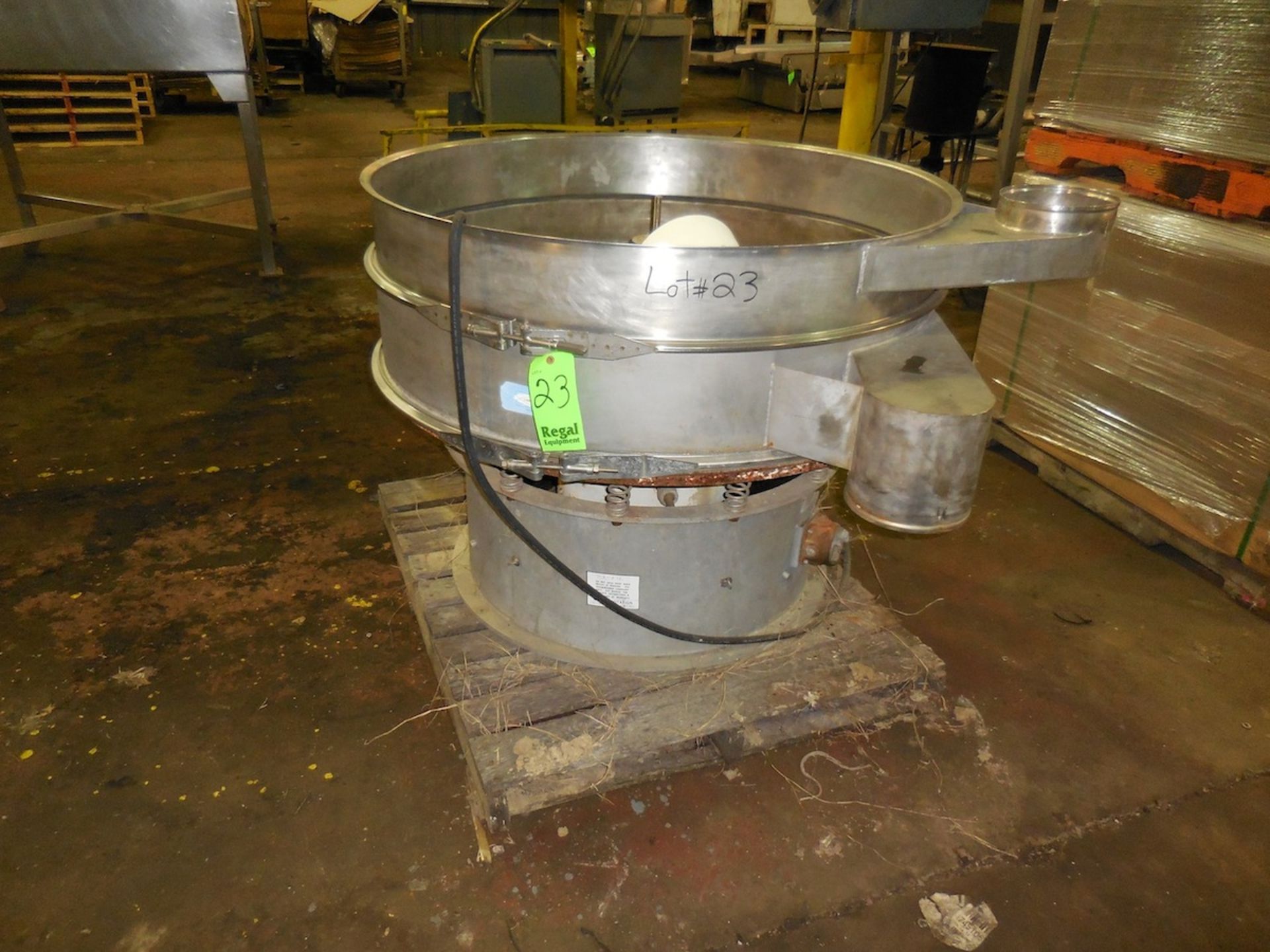 Sweco 42" S.S. Vibratory Sifter Located in: New Iberia,LA