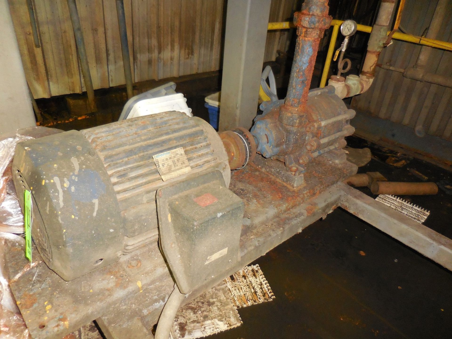 High Pressure Water Pump 25hp Located in: New Iberia,LA