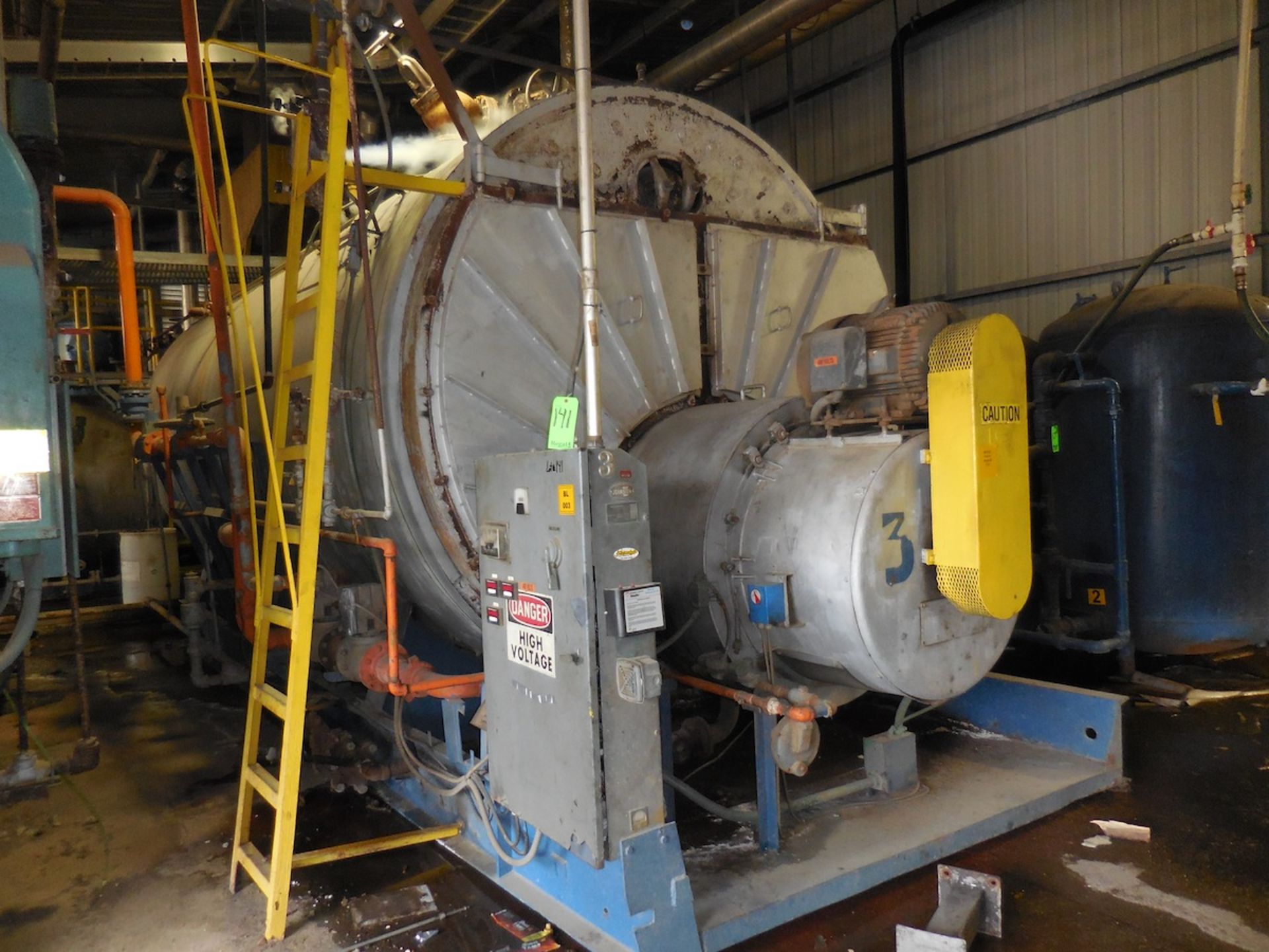 Johnson Natural Gas Fired Boiler, Type: 5383AHG43, S/N: 3272 Located in: New Iberia,LA