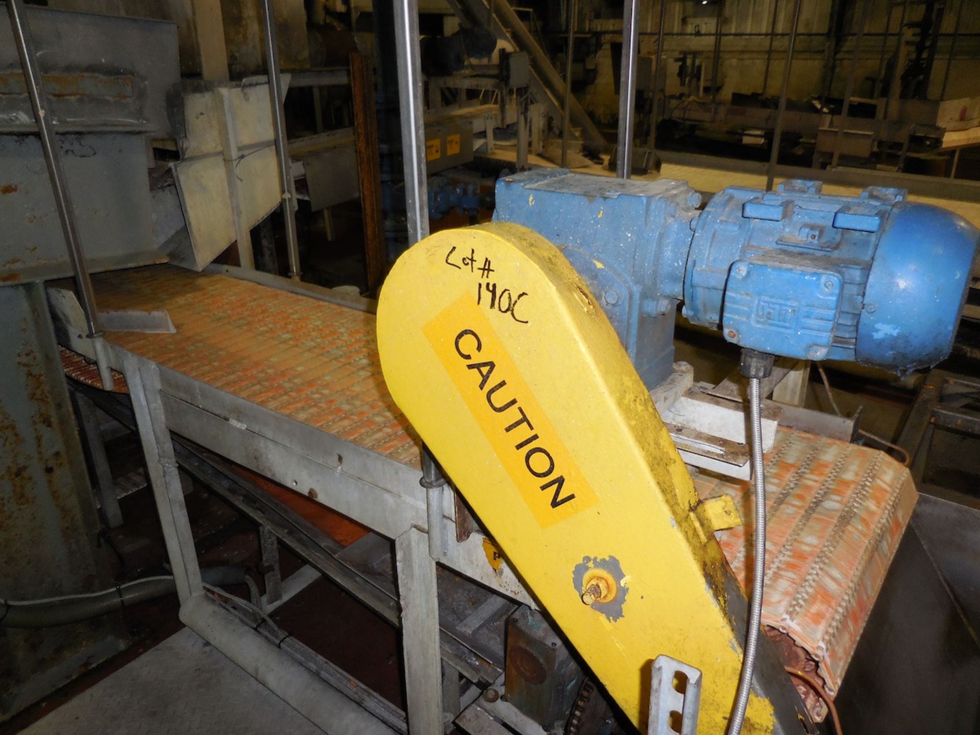 S.S.Product Sorting Conveyor 14' x 30" Located in: New Iberia,LA