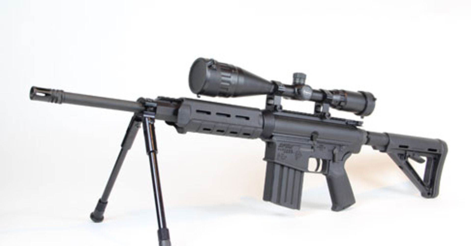 DPMS Panther ArmsÂ .308 Cal Rifle Model LR-308 with Scope, Tripod, s/n 73842, 16" Barrel, 16"