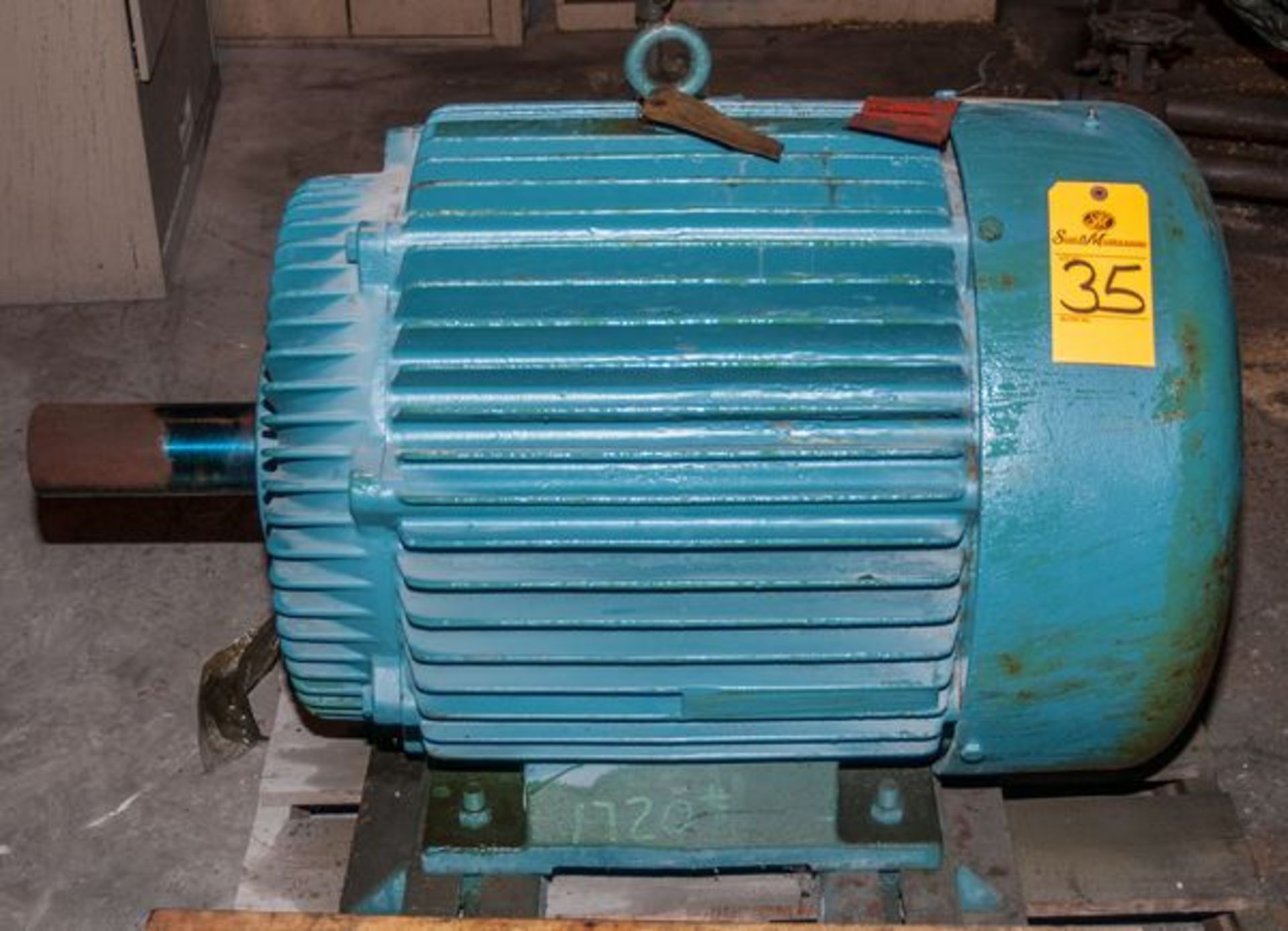 APPLIED DYNAMICS CORP. MOTOR; 125 HP.; 1800 RPM.; 460 VOLTS; 149 AMP.; 3 PH.; FRAME 444T (L-580