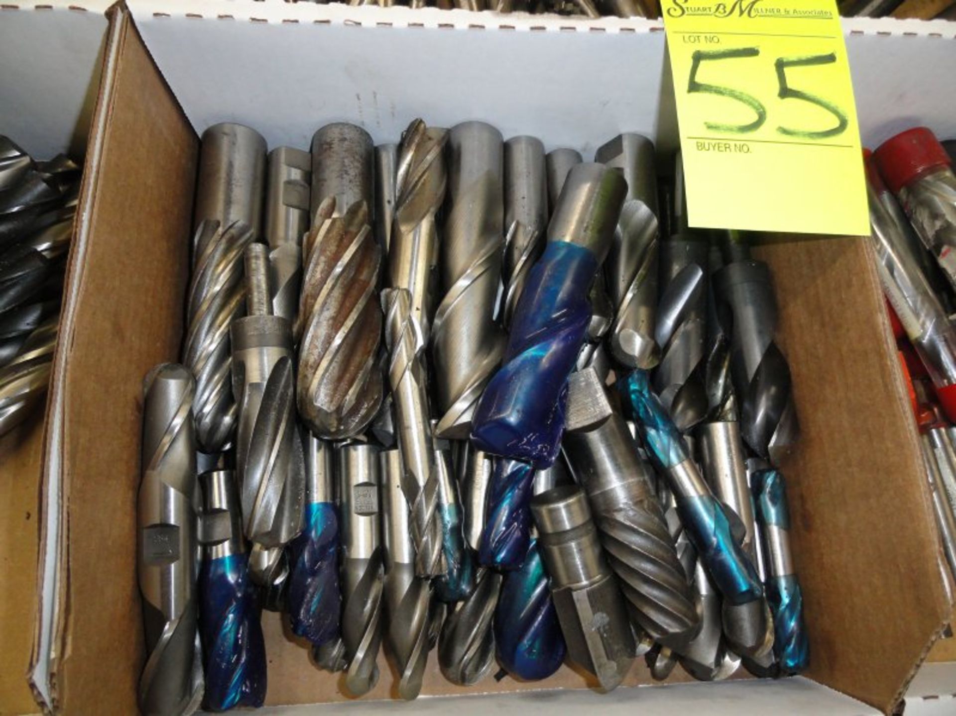 Assorted end mills